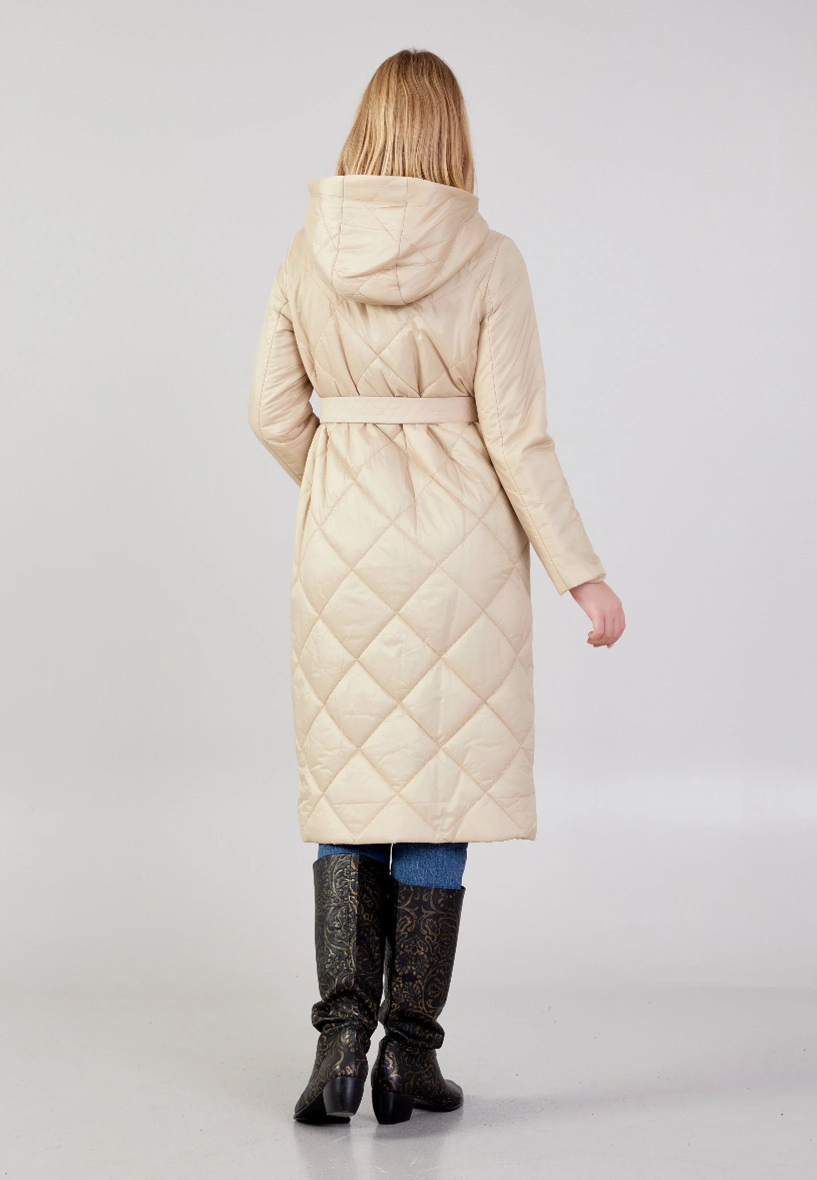 Polyester Solid Color Regular Coat cln2407 - Image 8