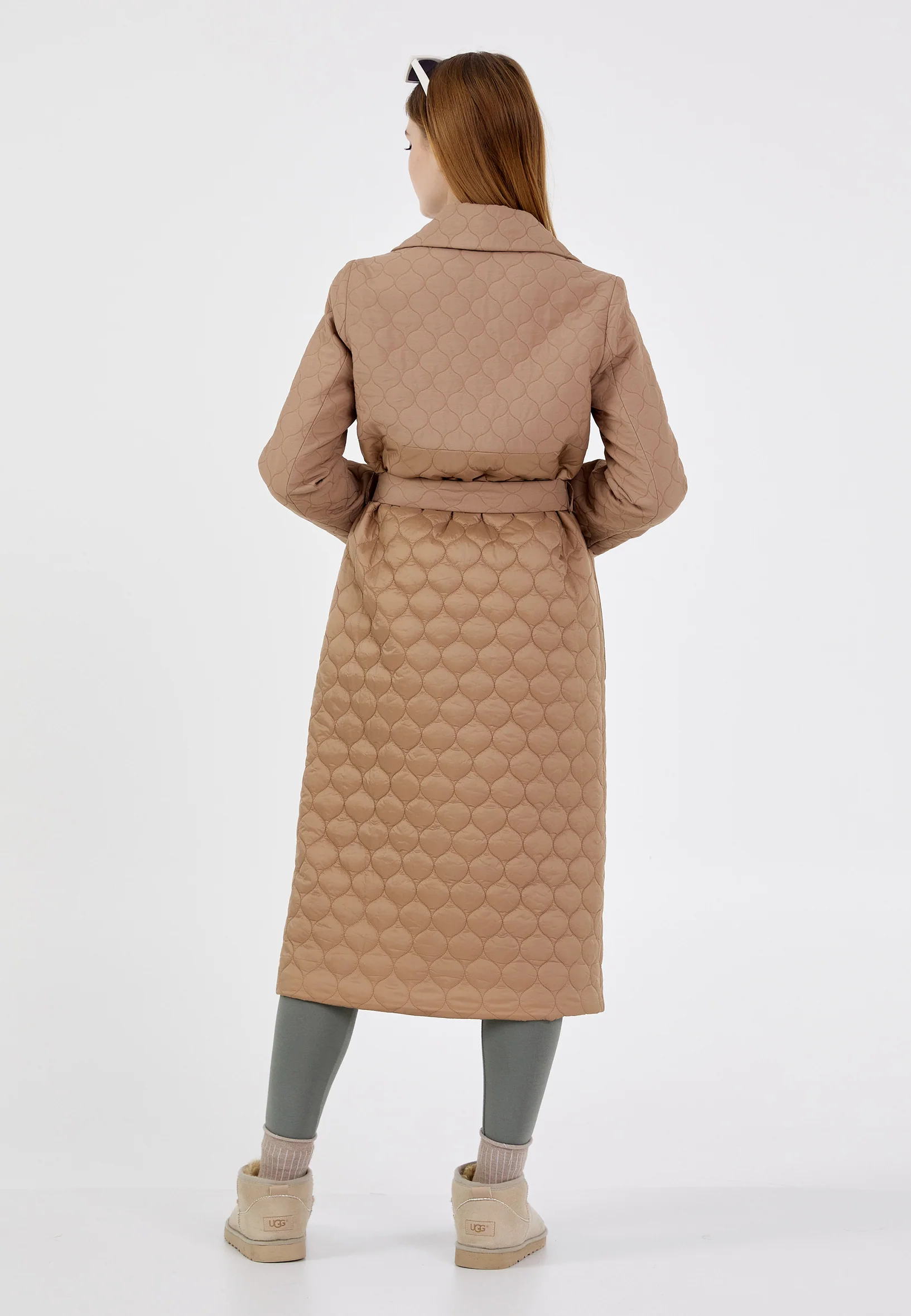 Polyester Solid Color Regular Coat cln2436 - Image 12