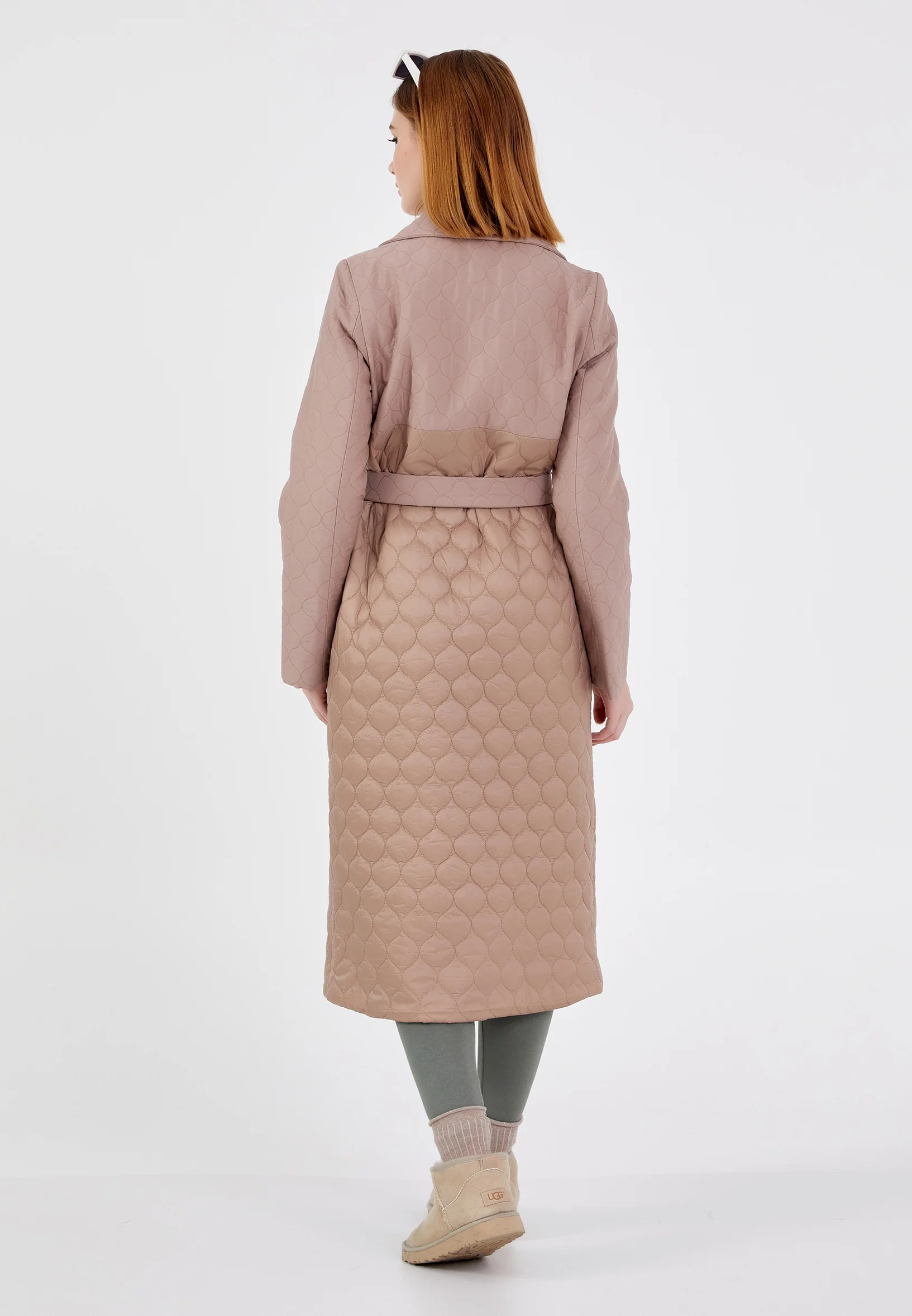 Polyester Solid Color Regular Coat cln2436 - Image 20