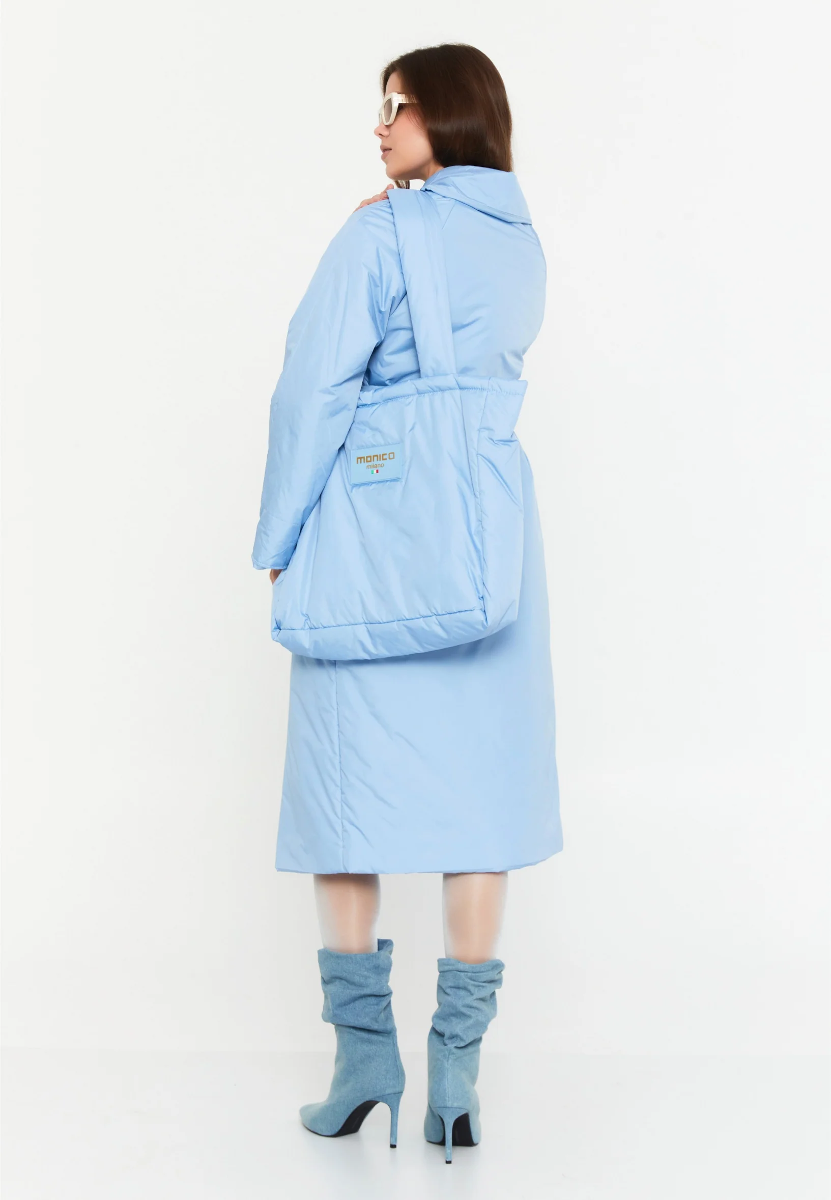 Polyester Solid Color Regular Coat mml0319 - Image 15