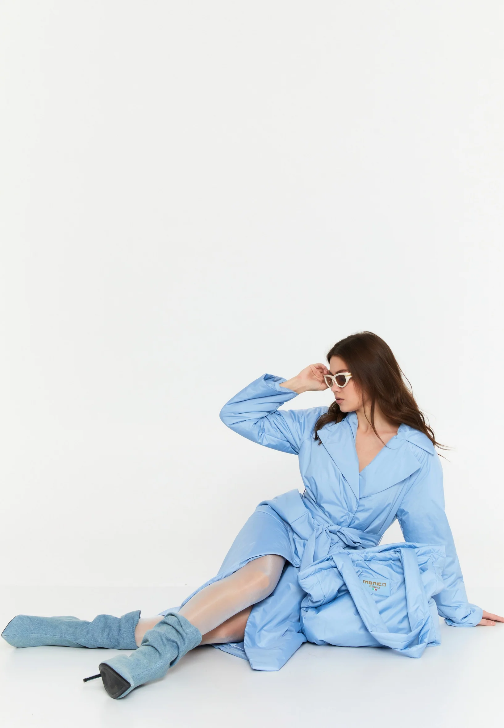 Polyester Solid Color Regular Coat mml0319 - Image 16
