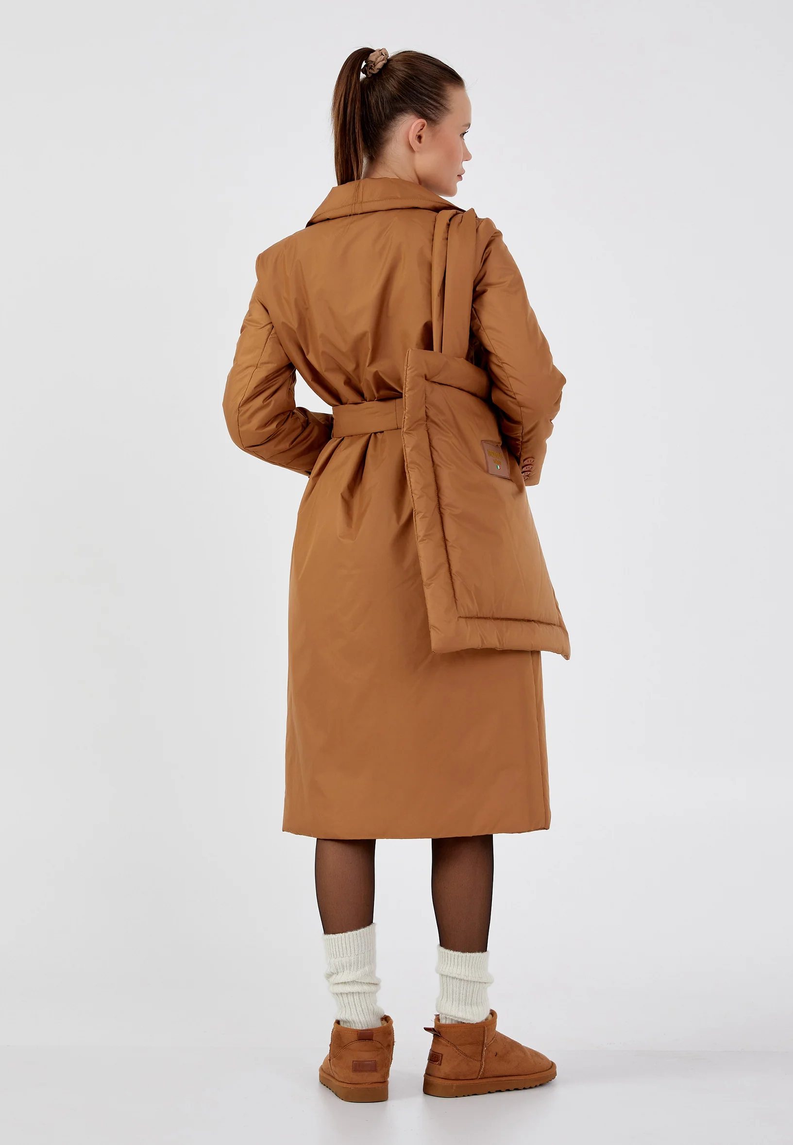 Polyester Solid Color Regular Coat mml0448 - Image 14