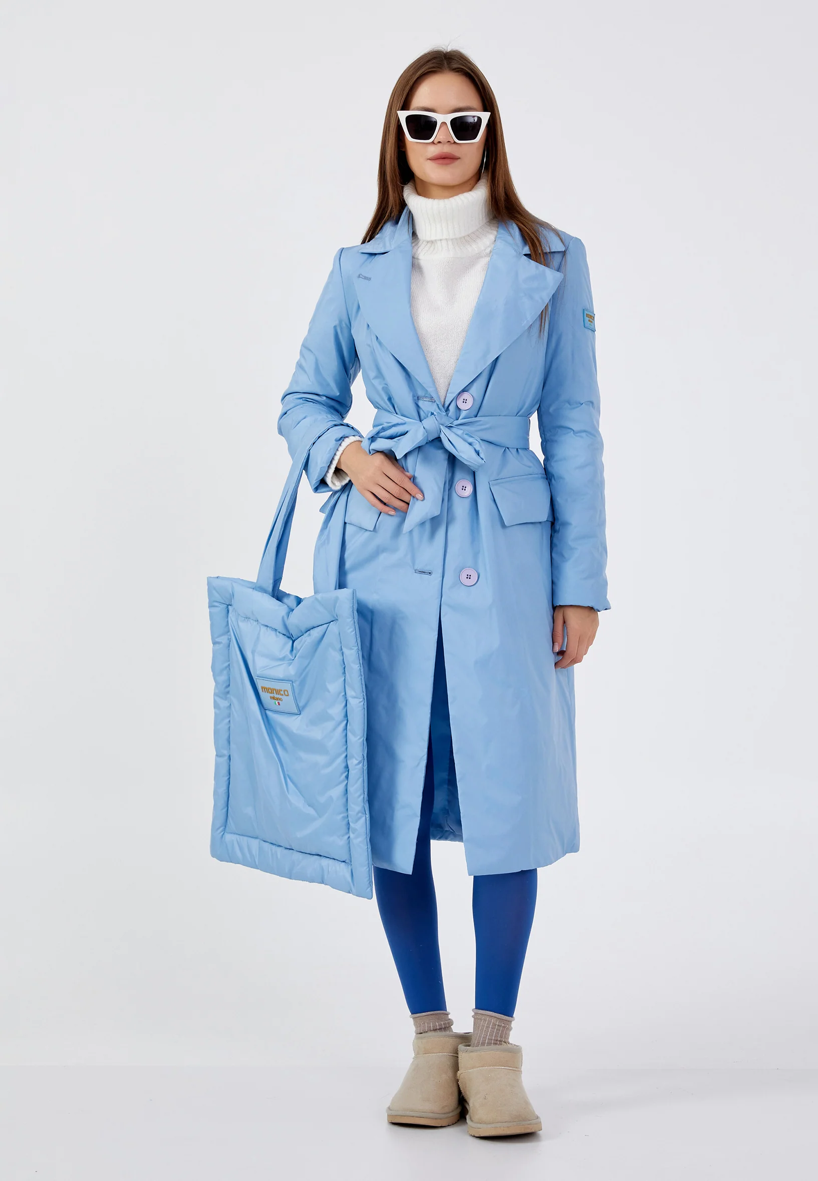 Polyester Solid Color Regular Coat mml0448 - Image 6