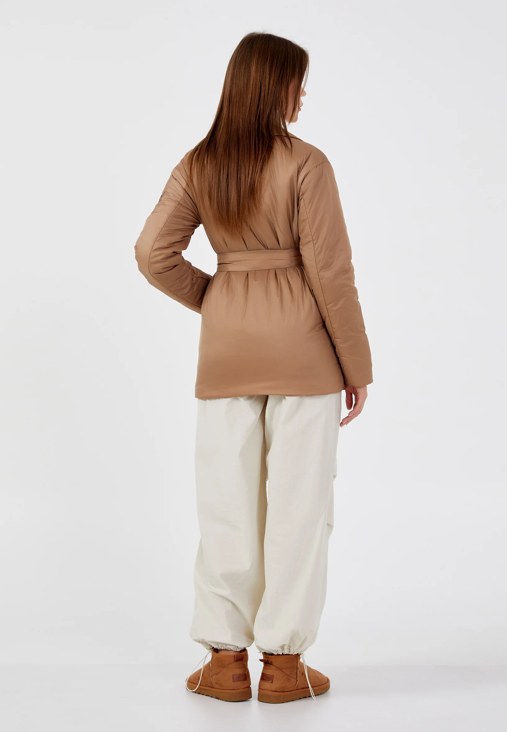 Polyester Solid Color Regular Coat mml0452 - Image 14