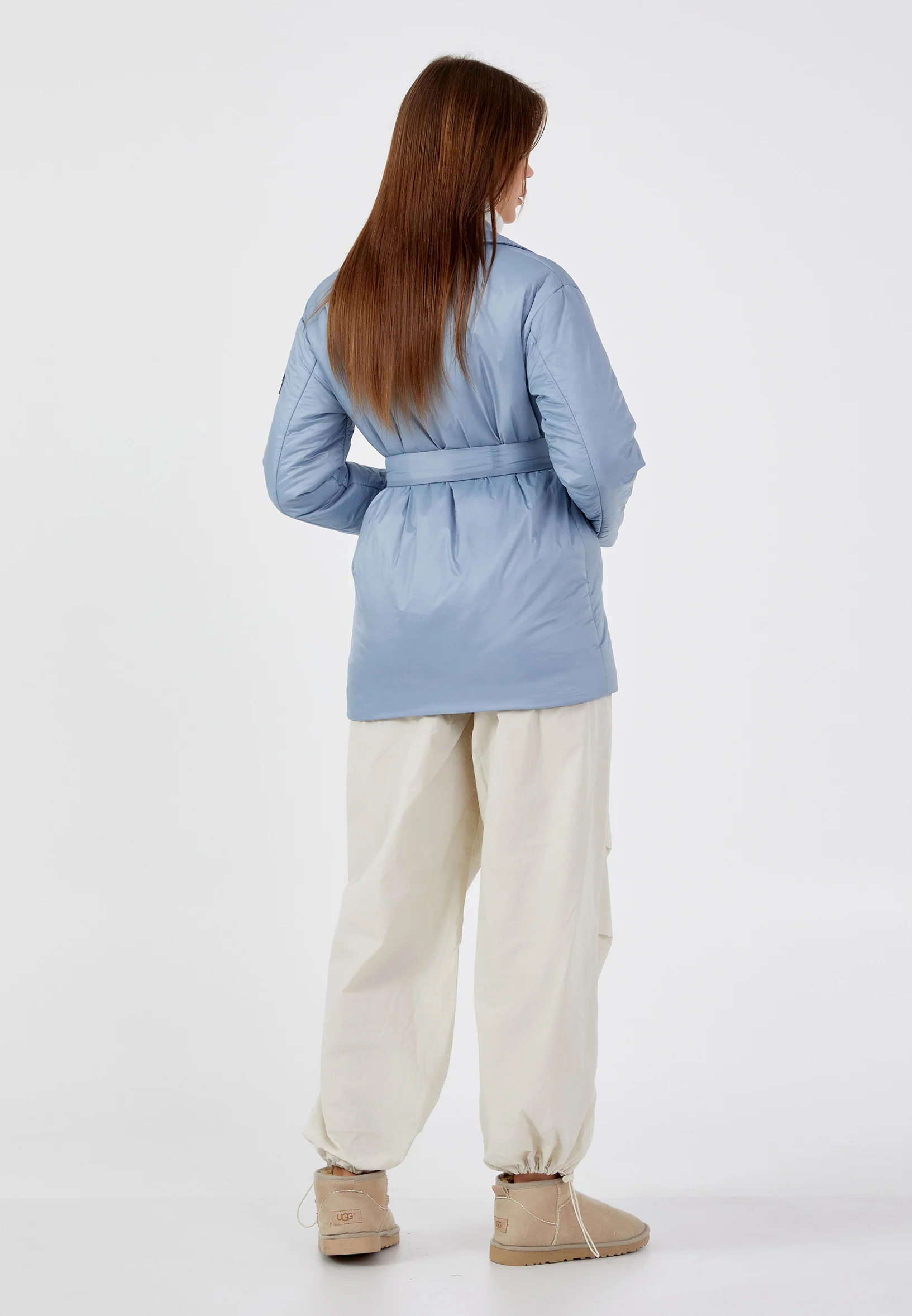 Polyester Solid Color Regular Coat mml0452 - Image 9