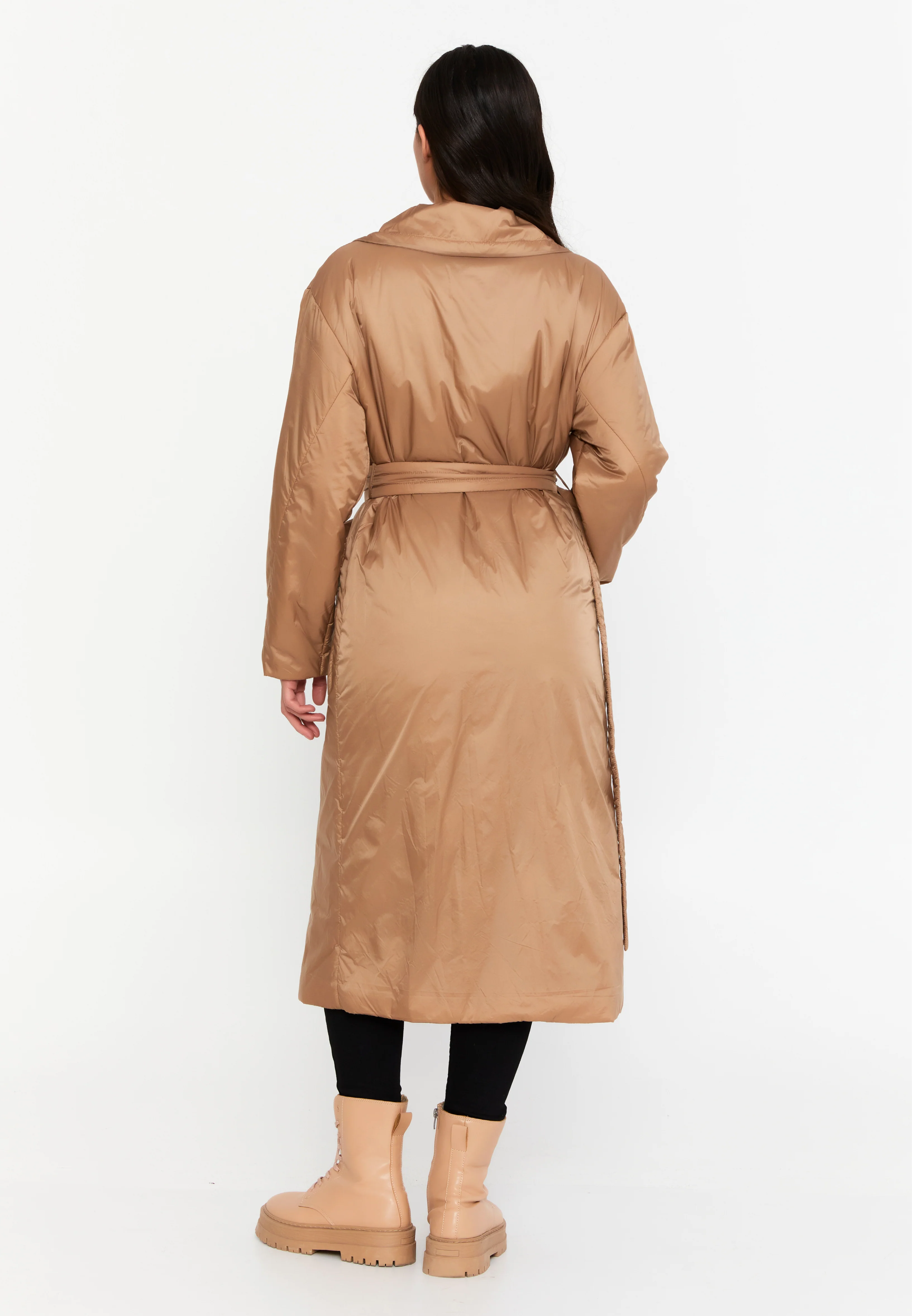 Polyester Solid Color Regular Coat mml0455 - Image 16