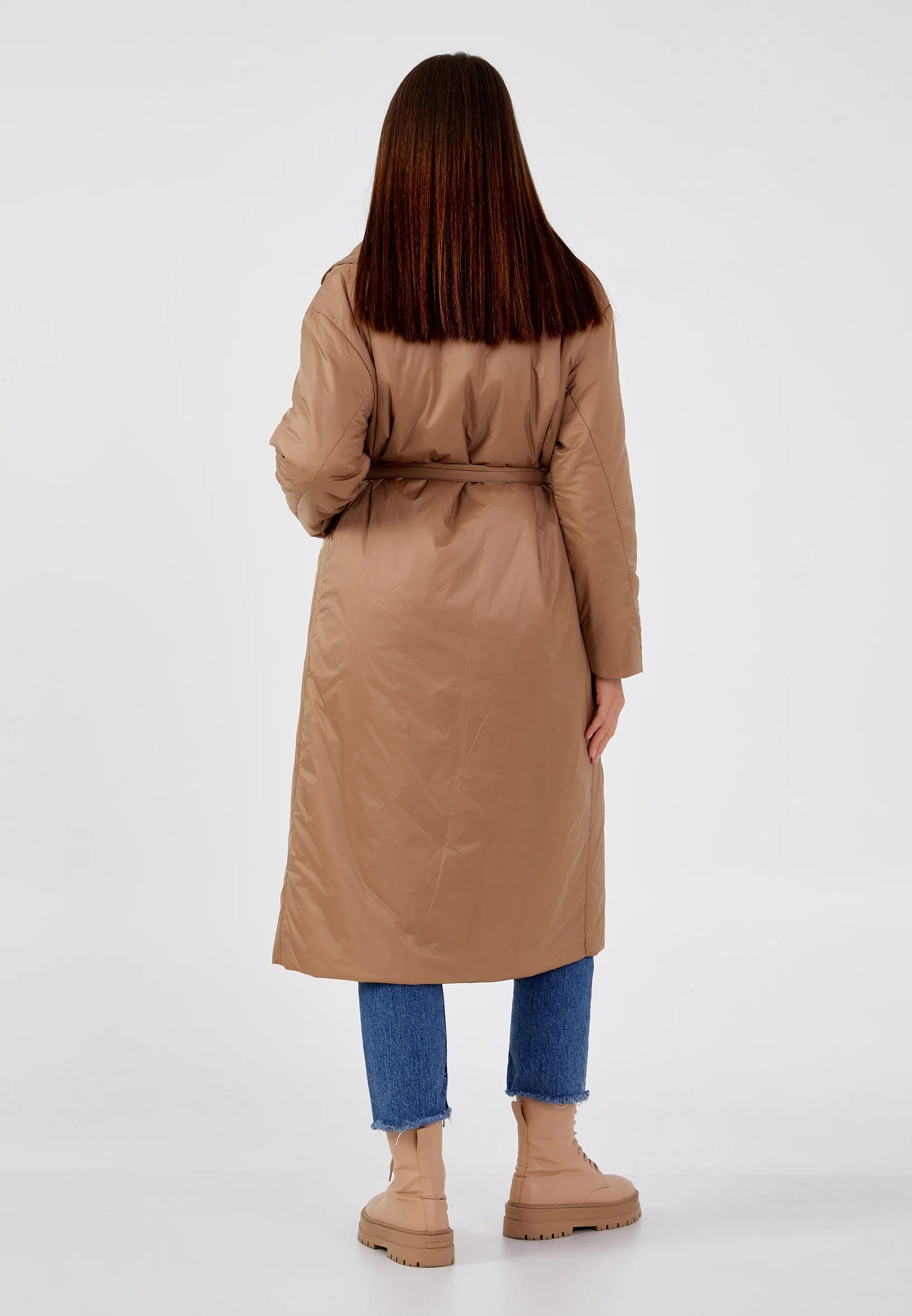 Polyester Solid Color Regular Coat mml0455 - Image 24