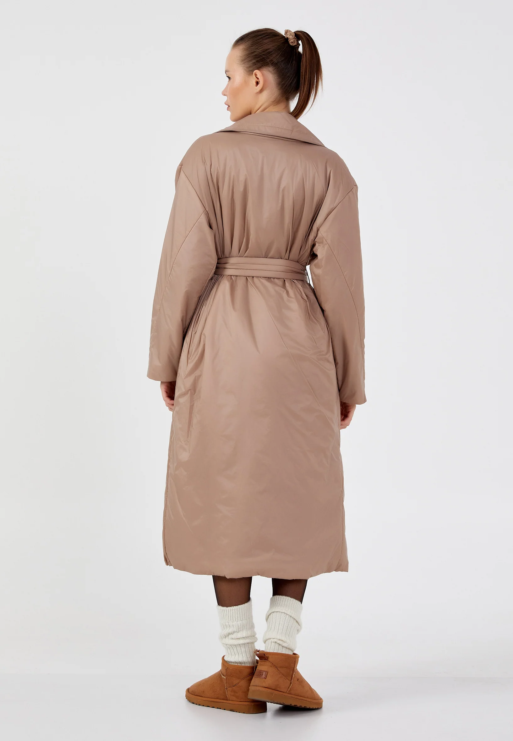 Polyester Solid Color Regular Coat mml0455 - Image 28