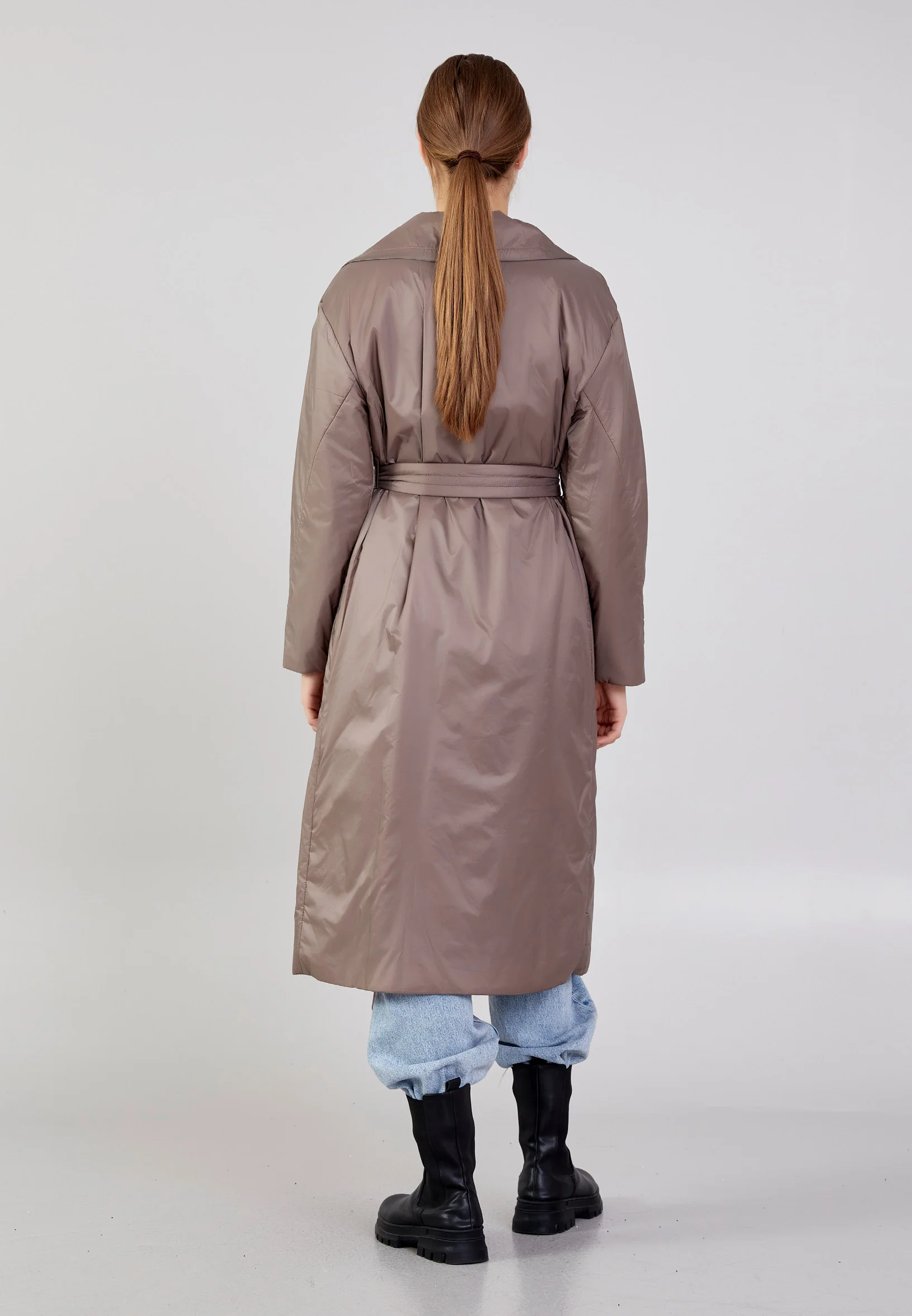 Polyester Solid Color Regular Coat mml0455 - Image 32