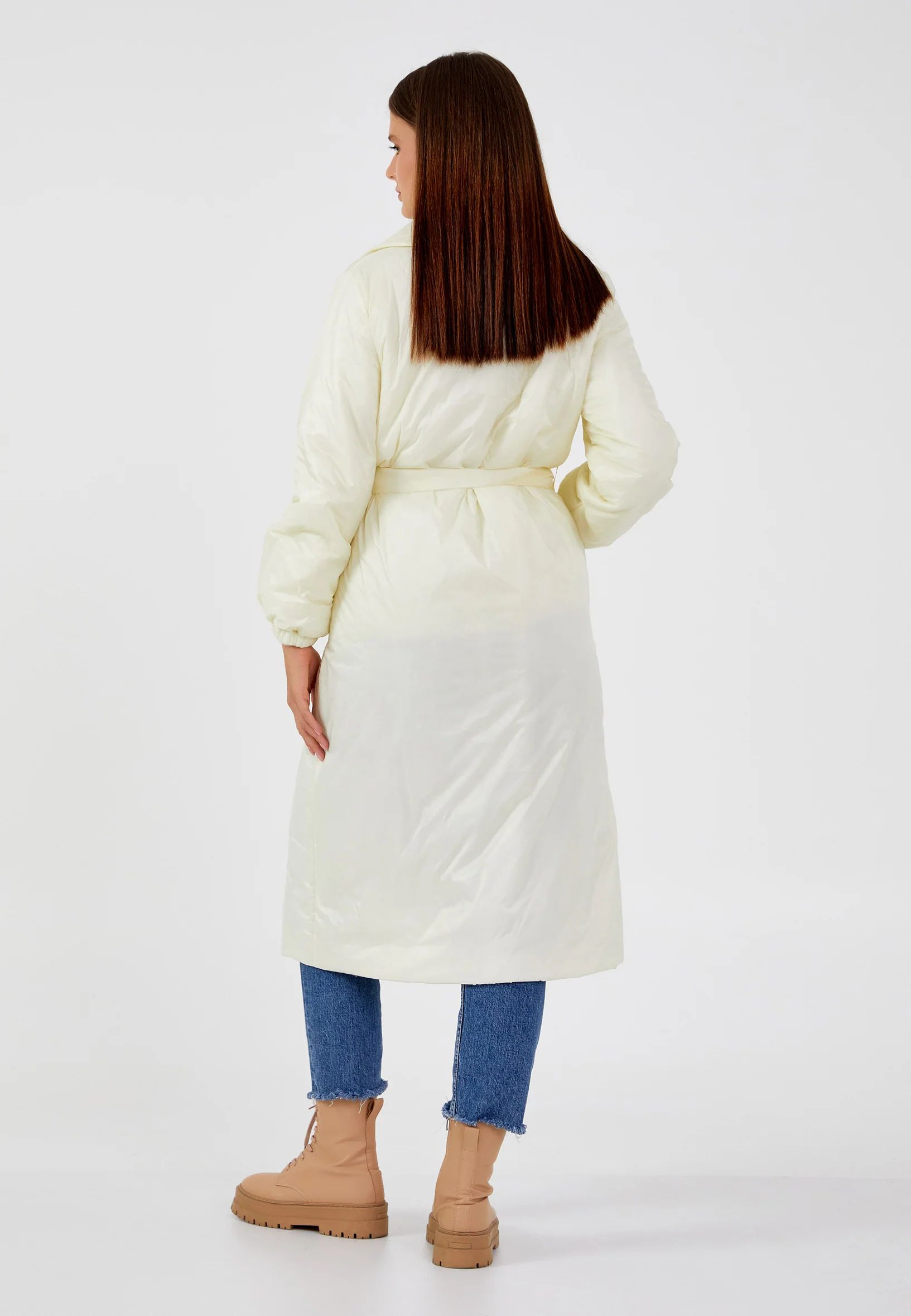 Polyester Solid Color Regular Coat mml0456 - Image 18