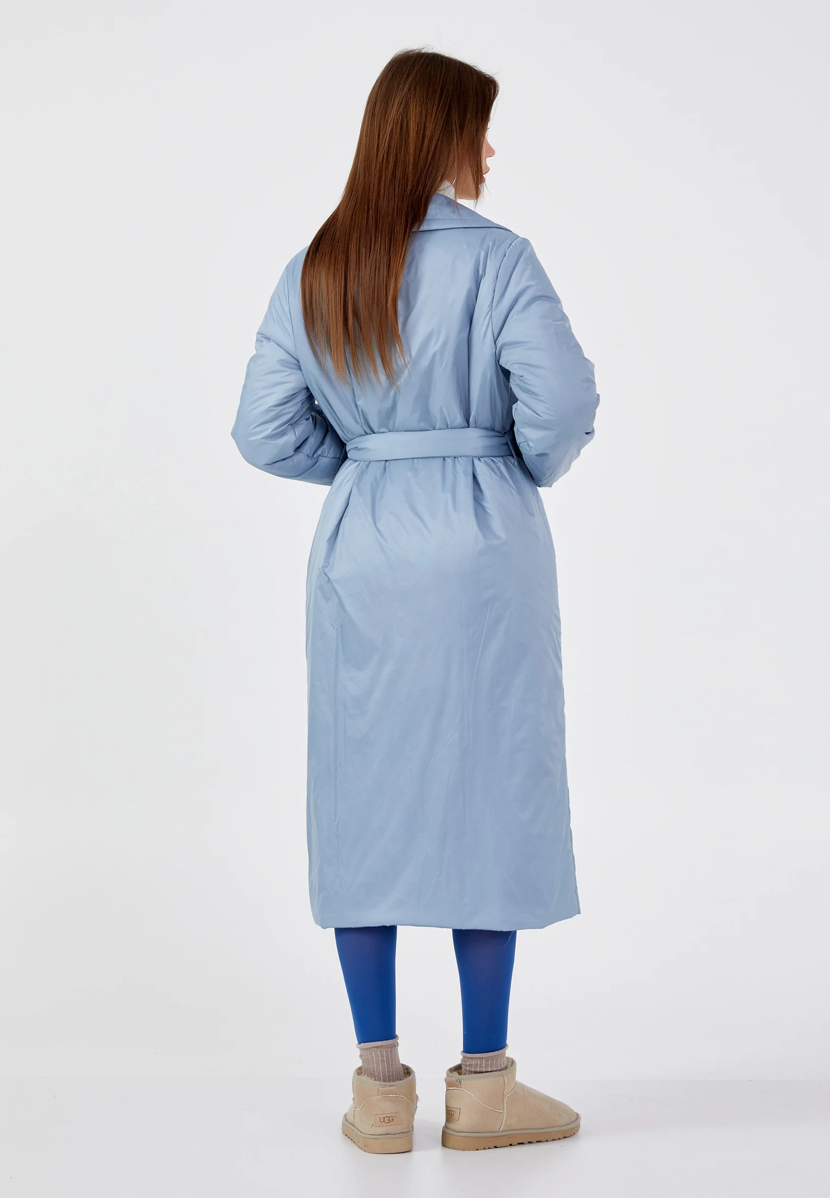 Polyester Solid Color Regular Coat mml0456 - Image 9