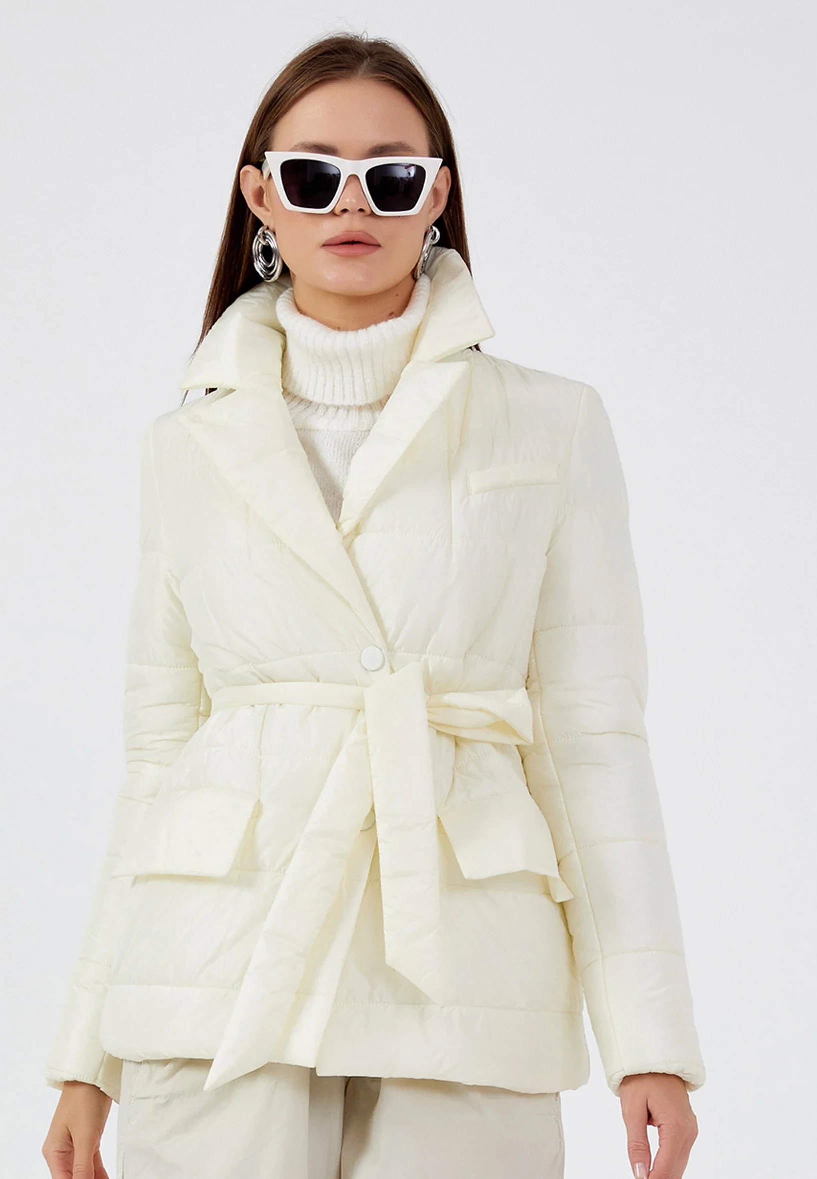 Polyester Solid Color Regular Coat mml0463