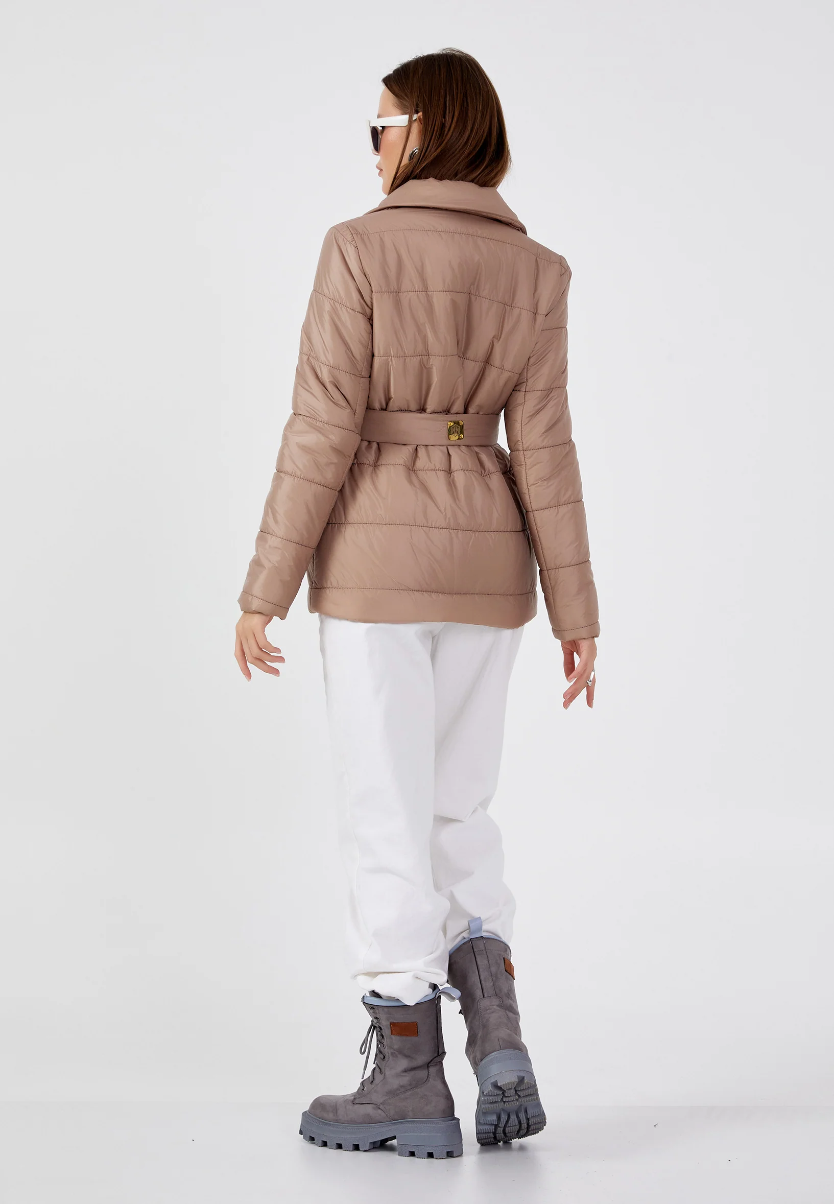 Polyester Solid Color Regular Coat mml0463 - Image 12
