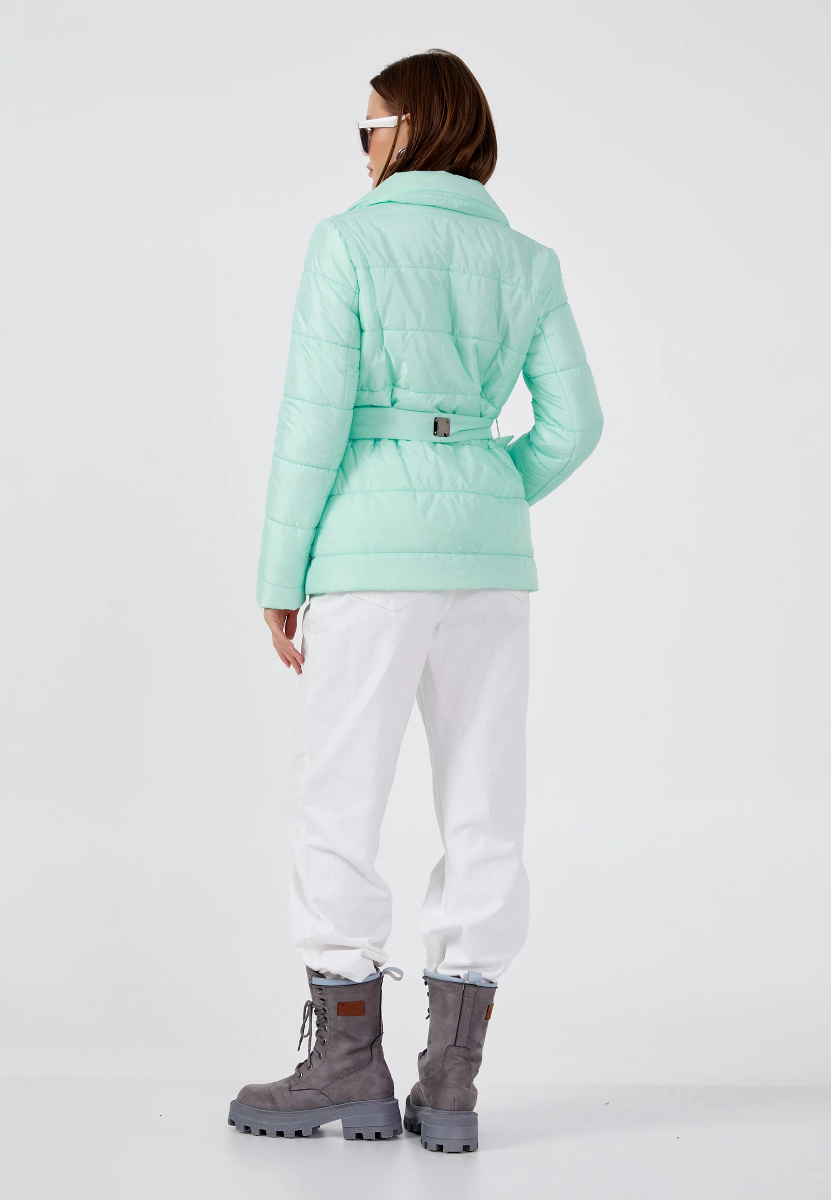 Polyester Solid Color Regular Coat mml0463 - Image 8