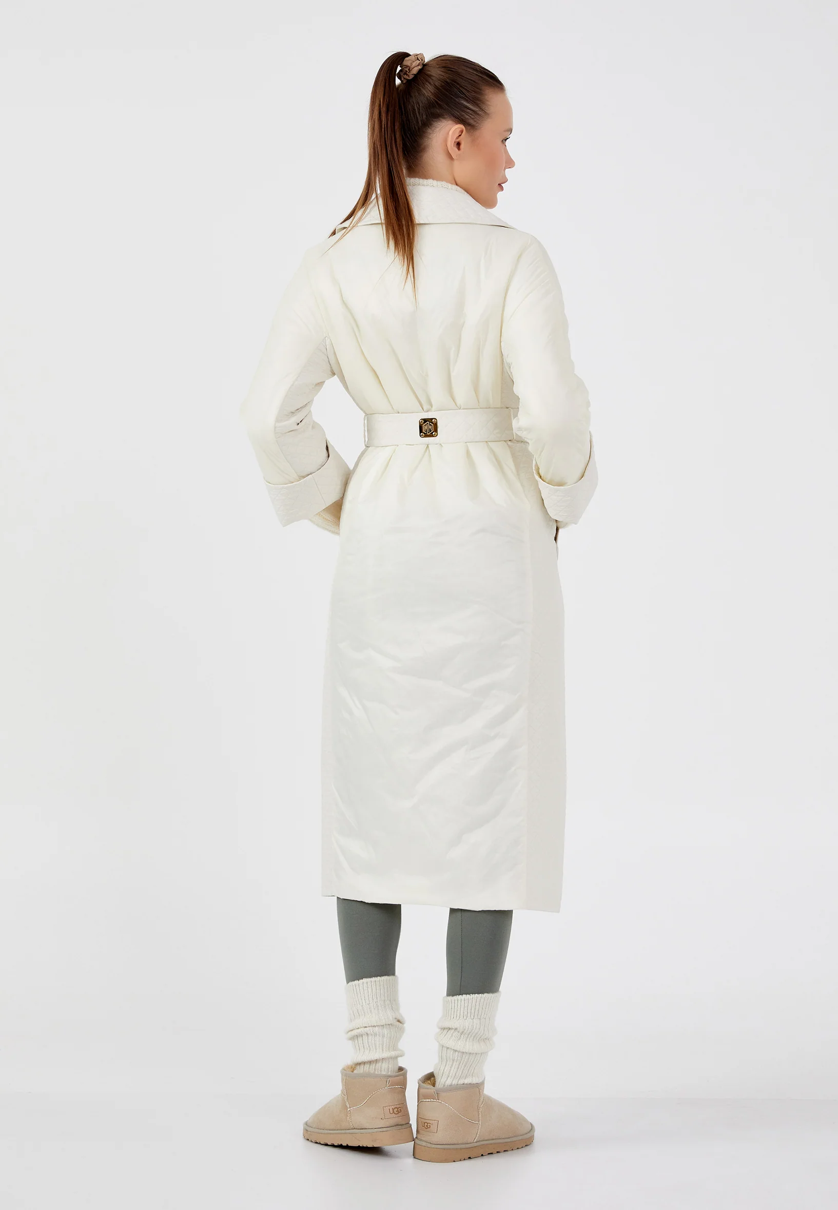 Polyester Solid Color Regular Coat mml0472 - Image 17