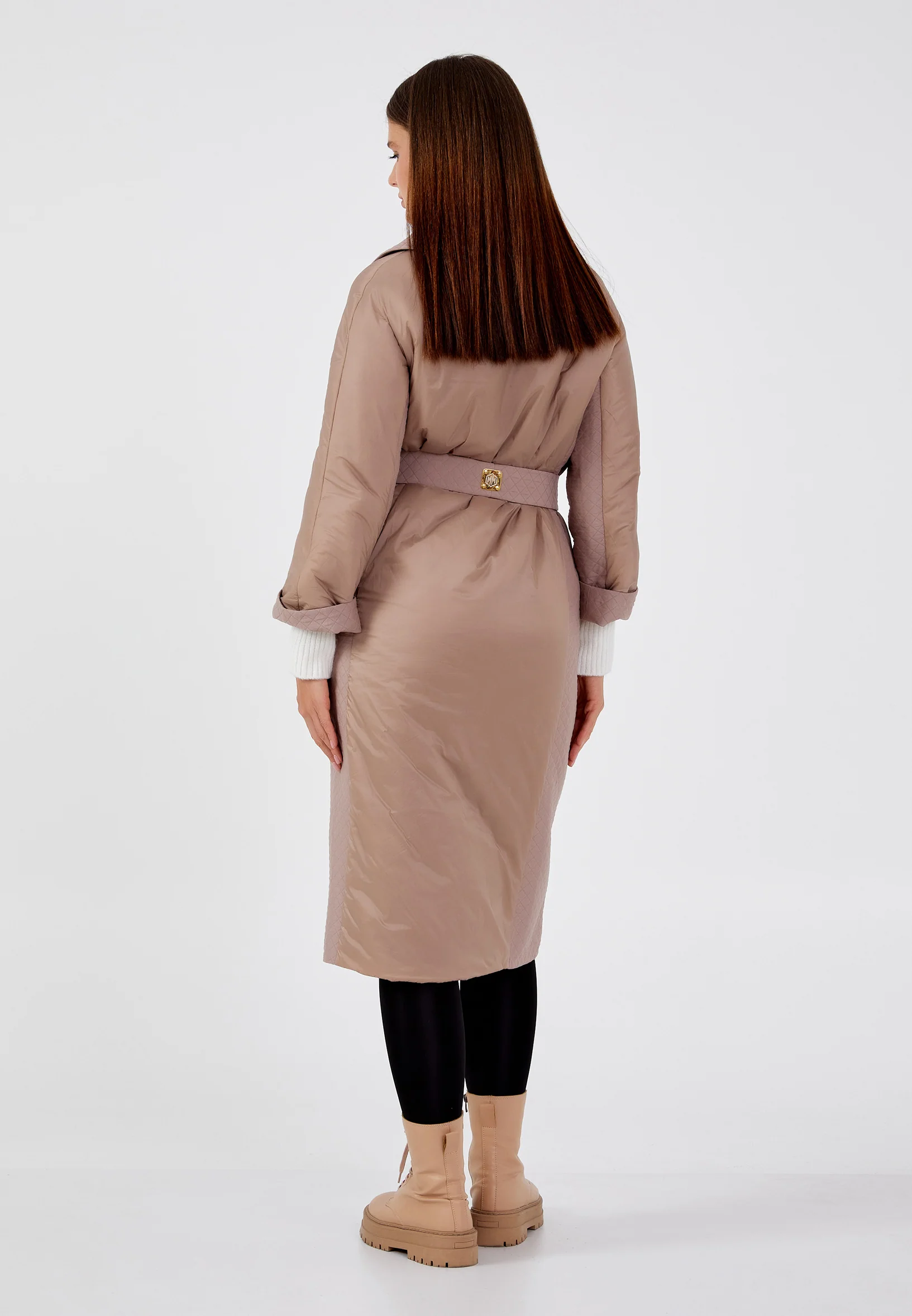 Polyester Solid Color Regular Coat mml0472 - Image 21
