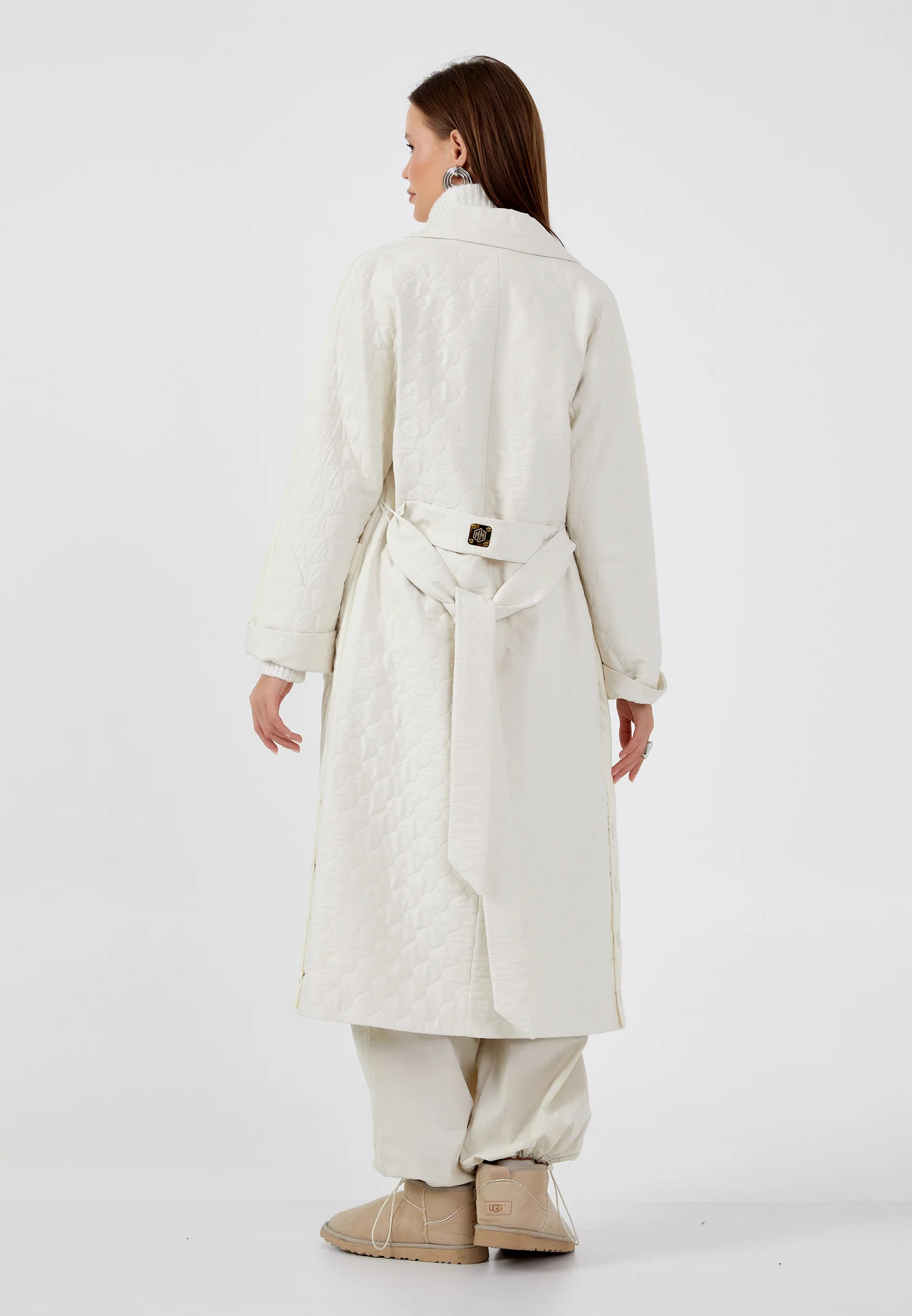 Polyester Solid Color Regular Coat mml0476 - Image 8
