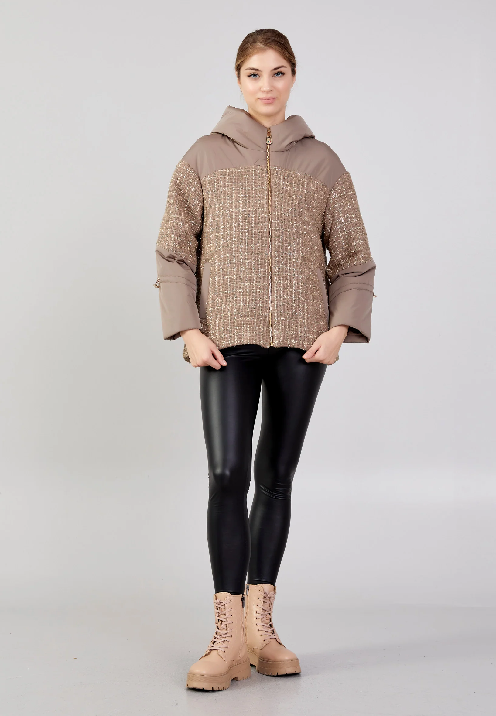 Polyester Solid Color Regular Coat mml0522 - Image 14
