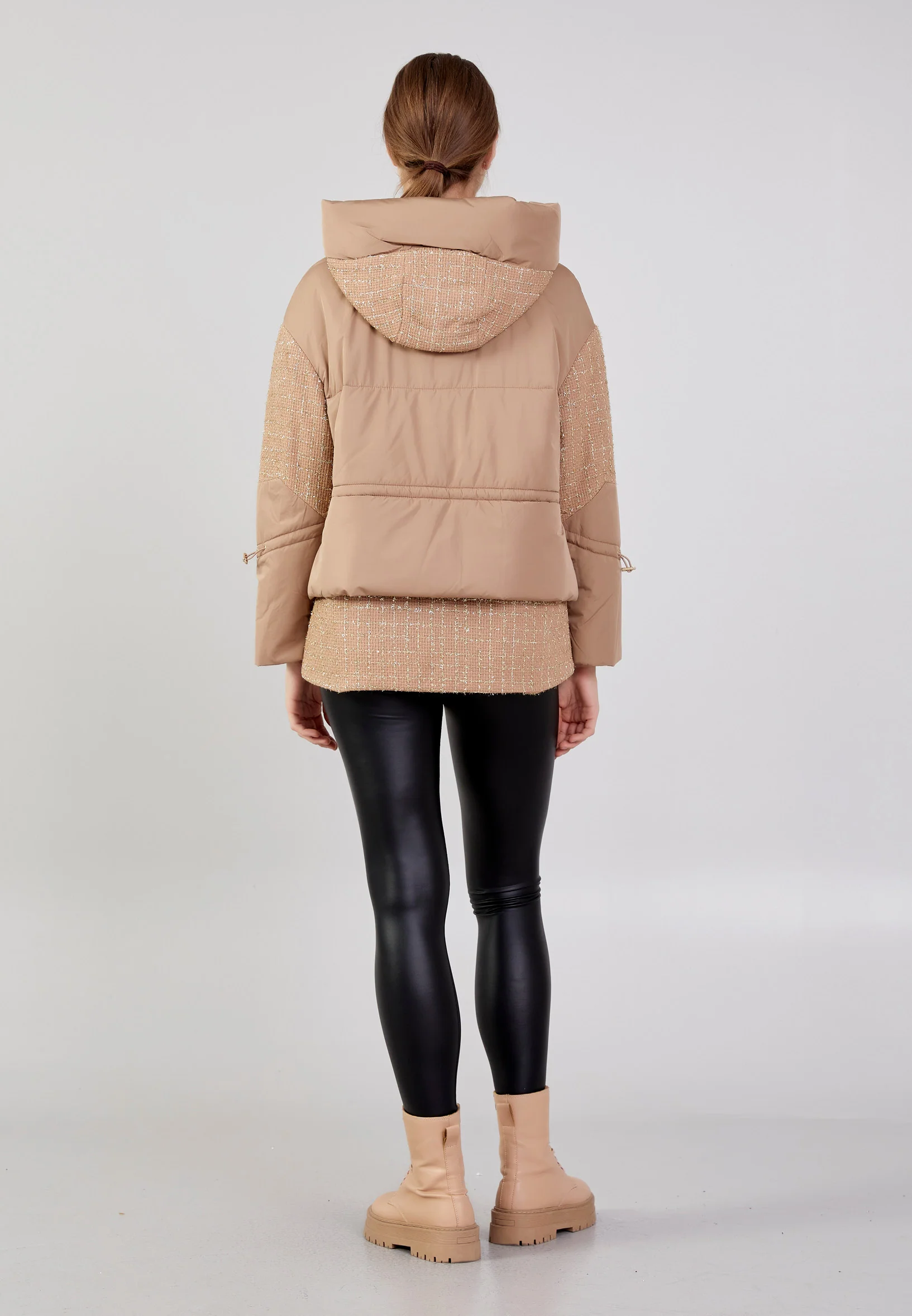 Polyester Solid Color Regular Coat mml0522 - Image 4