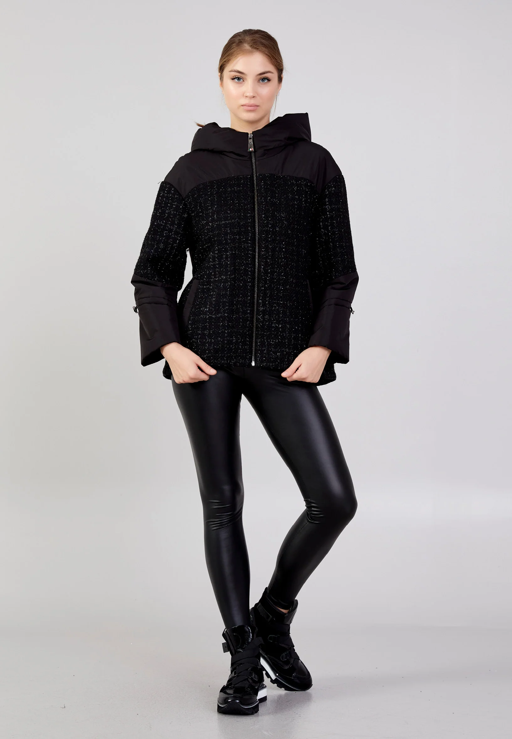 Polyester Solid Color Regular Coat mml0522 - Image 6