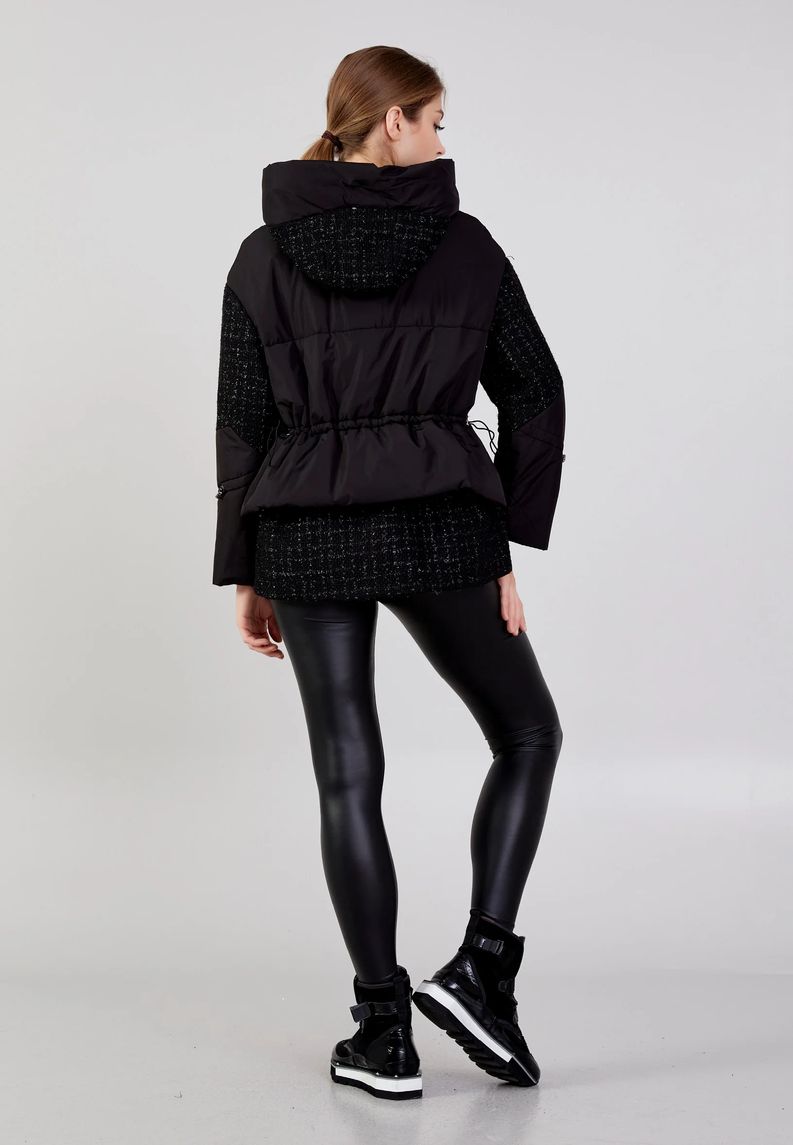 Polyester Solid Color Regular Coat mml0522 - Image 8