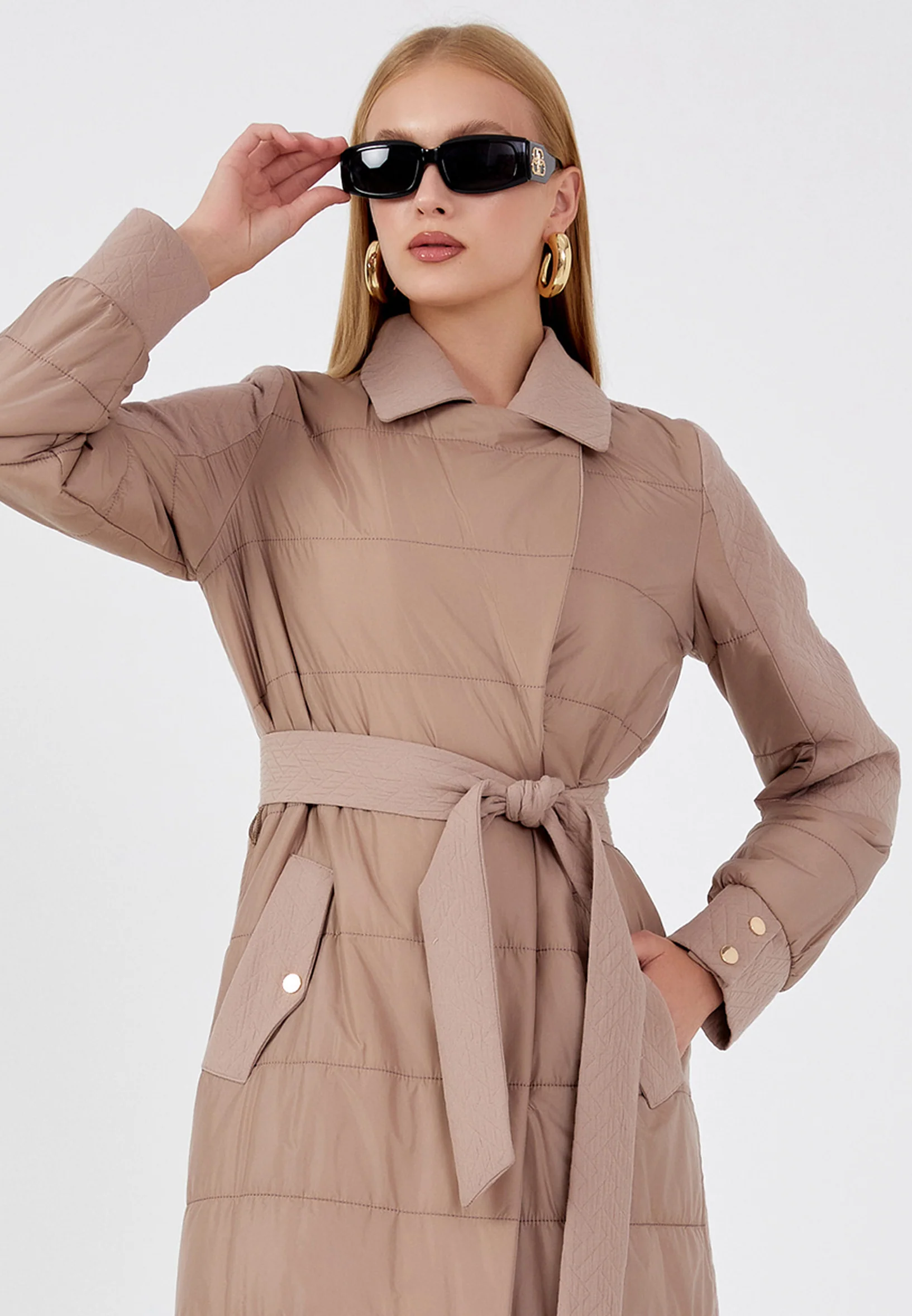Polyester Solid Color Regular Coat mml0567