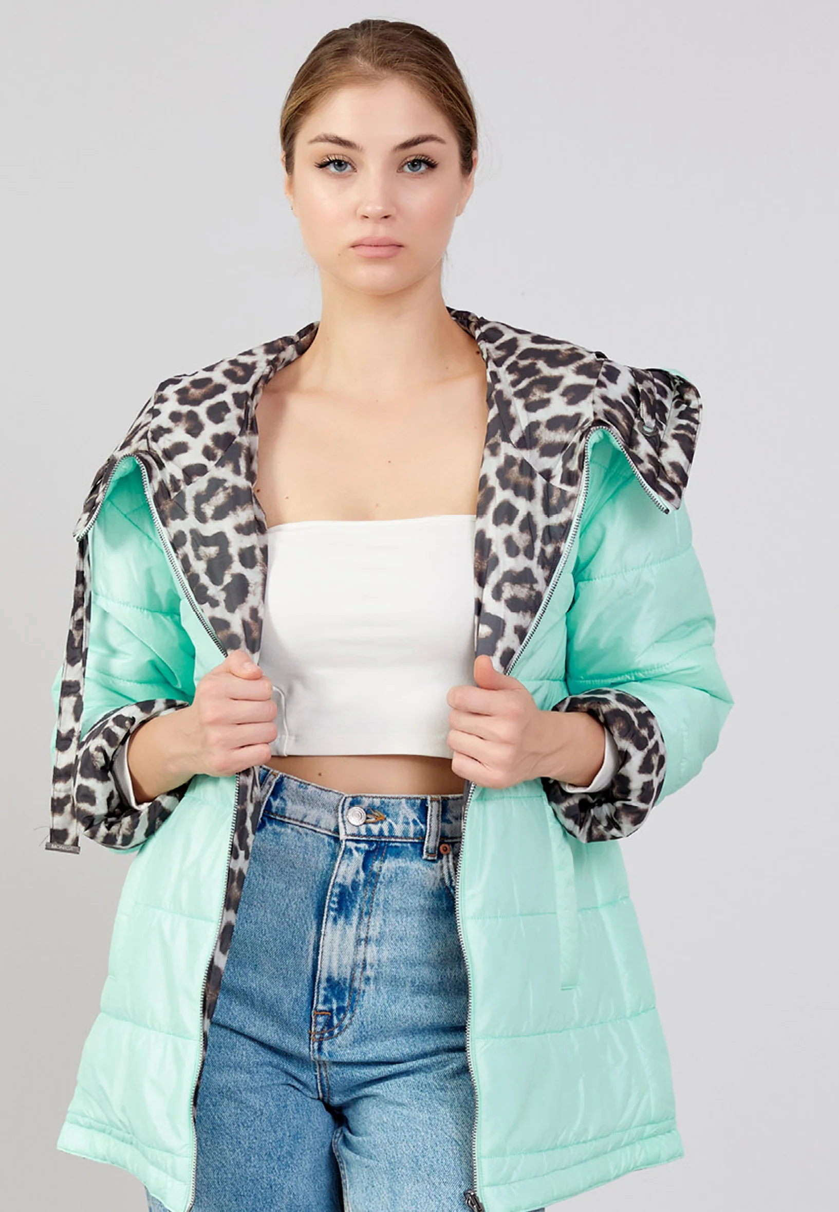 Polyester Solid Color Regular Coat mml0569 - Image 18