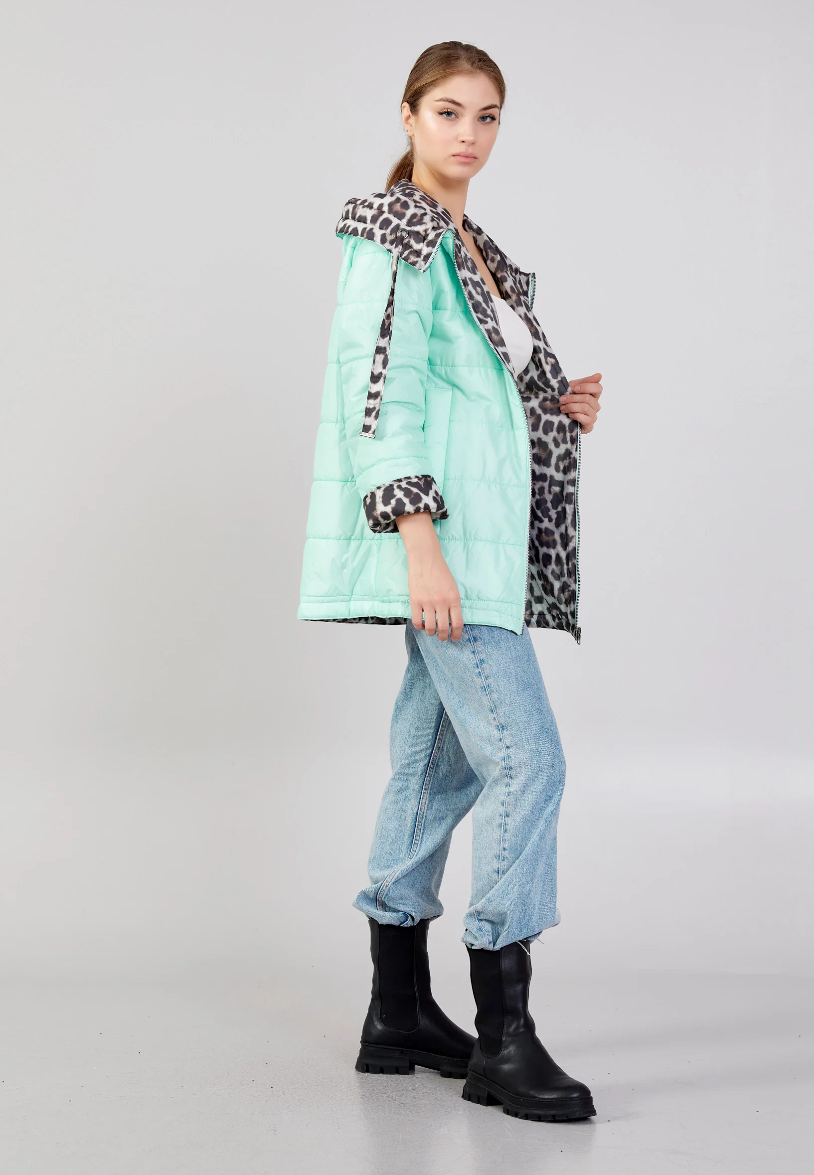 Polyester Solid Color Regular Coat mml0569 - Image 20