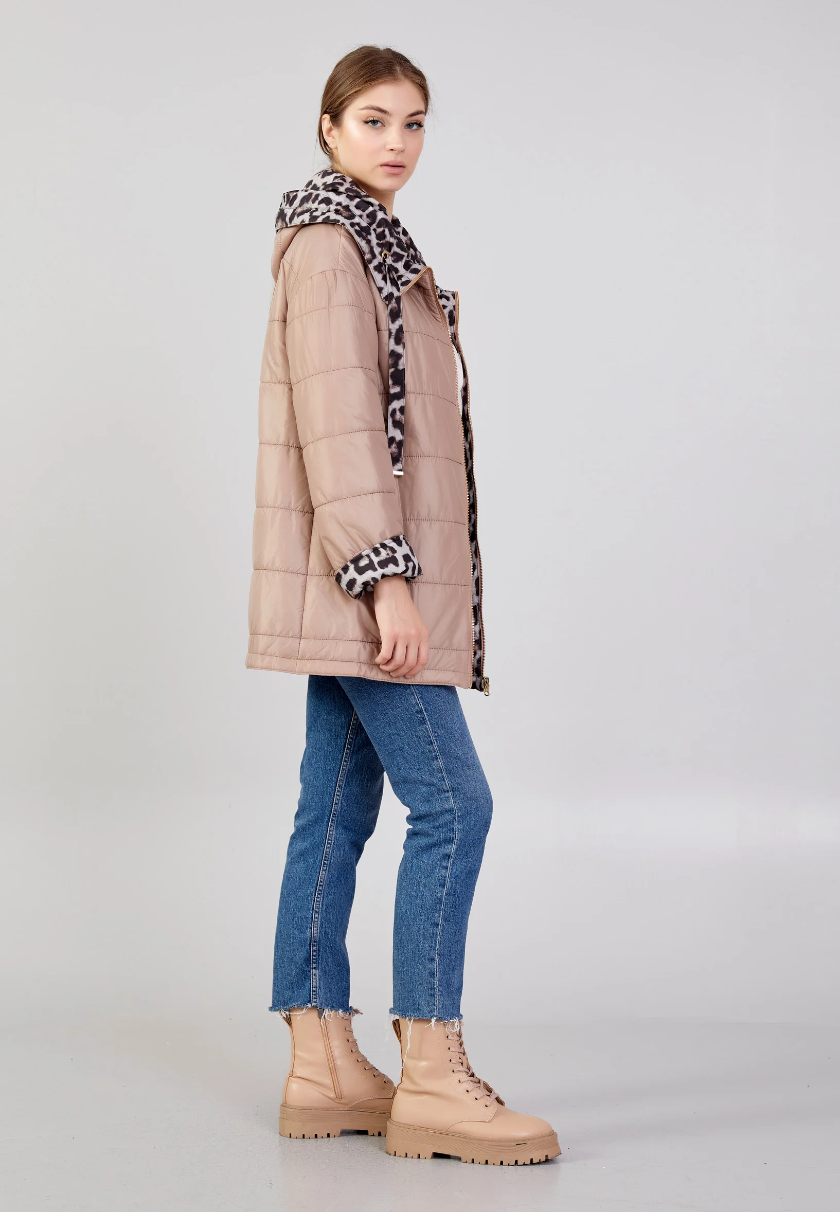 Polyester Solid Color Regular Coat mml0569 - Image 28