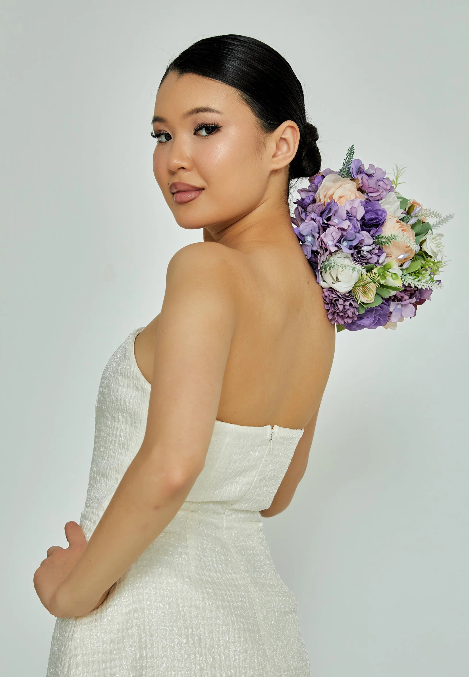 Ranunculus Round Bridal Bouquet aba23-40-5 - Image 2