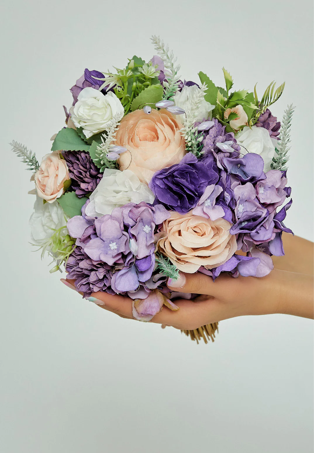 Ranunculus Round Bridal Bouquet aba23-40-5 - Image 4
