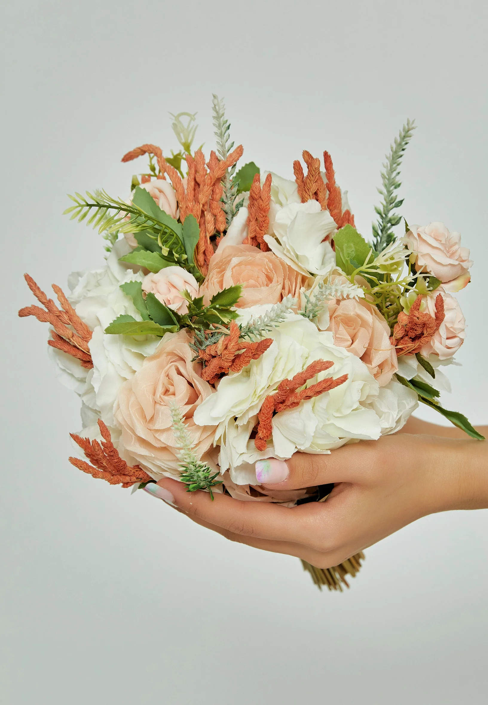 Ranunculus Round Bridal Bouquet aba23-40-7 - Image 4