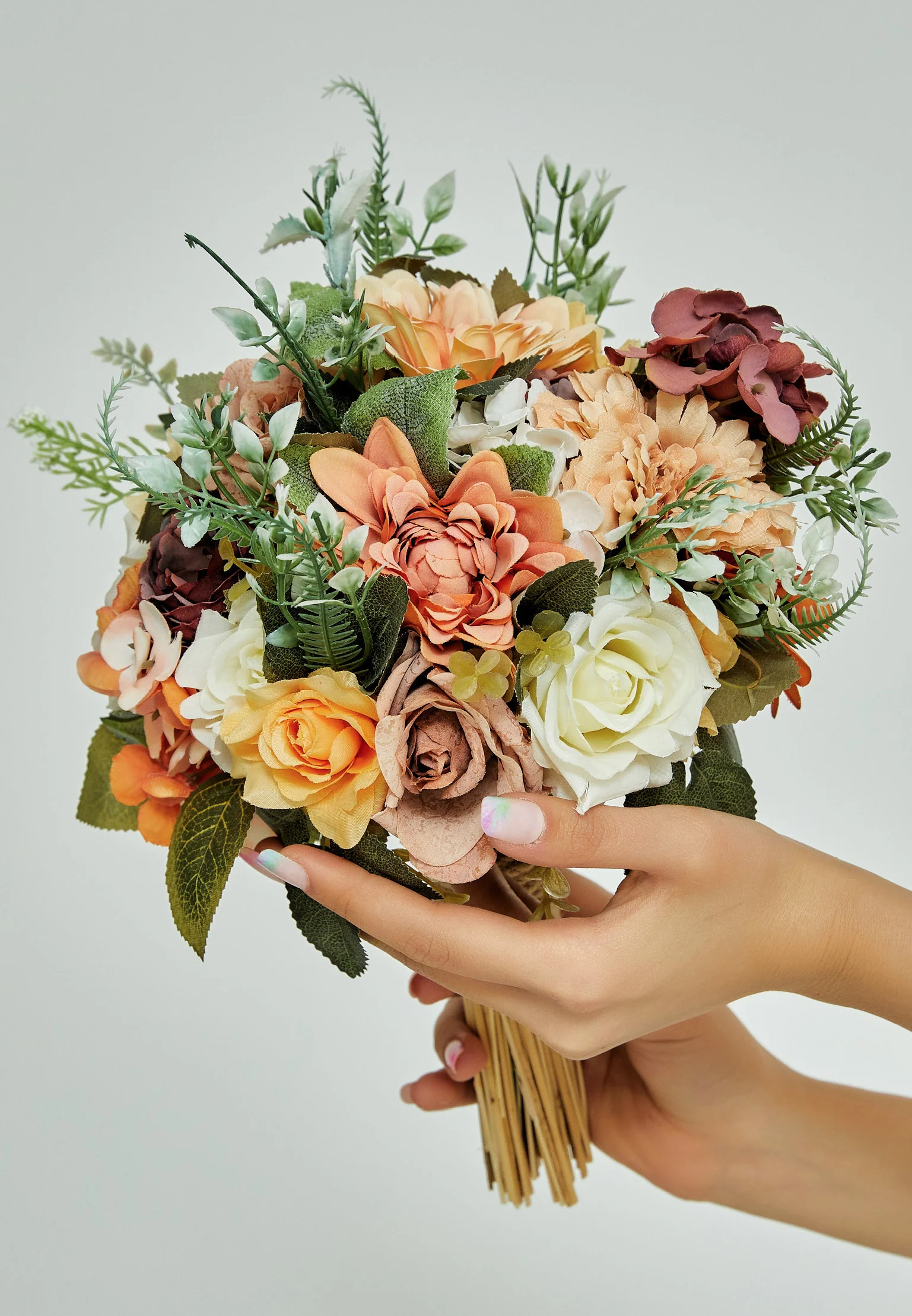 Ranunculus Round Bridal Bouquet aba23-41-13 - Image 2