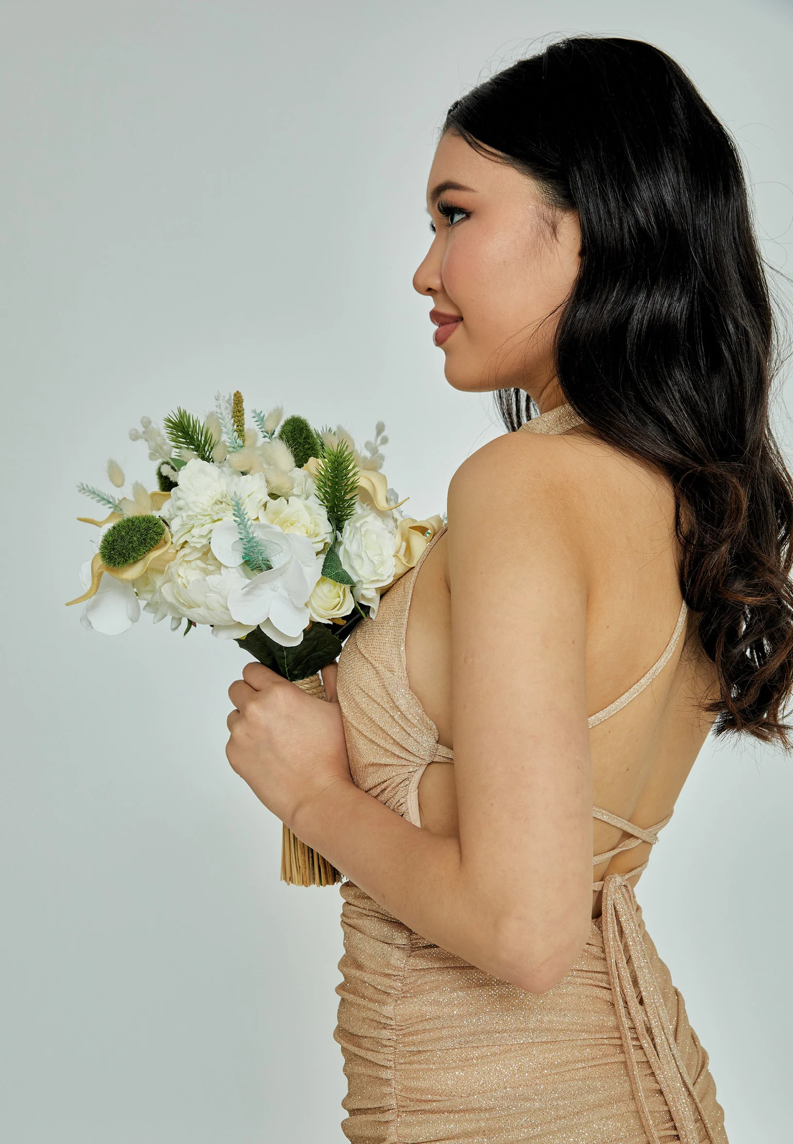 Ranunculus Round Bridal Bouquet aba23-41-9 - Image 3