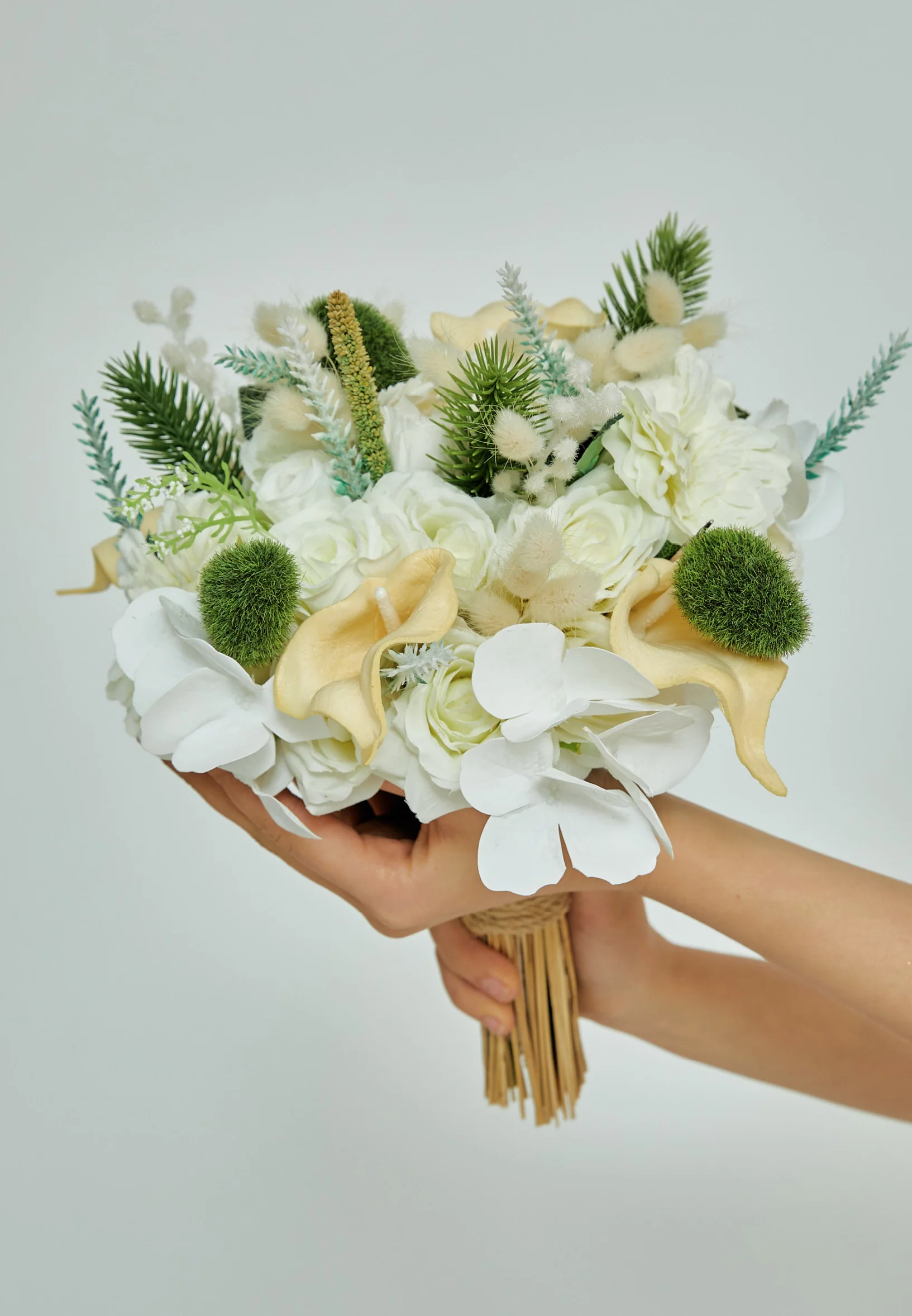 Ranunculus Round Bridal Bouquet aba23-41-9 - Image 4