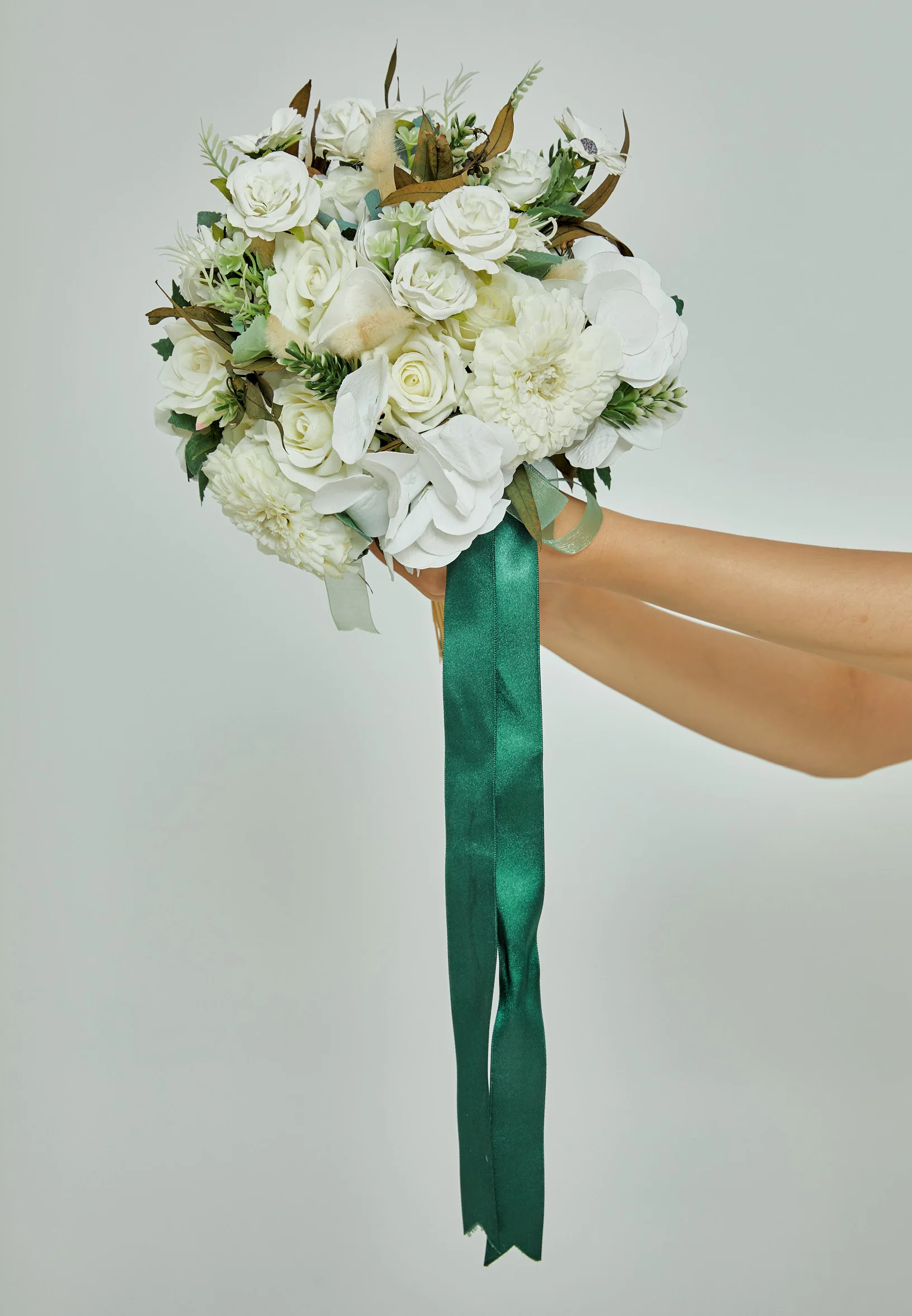 Ranunculus Round Bridal Bouquet abbc004 - Image 4