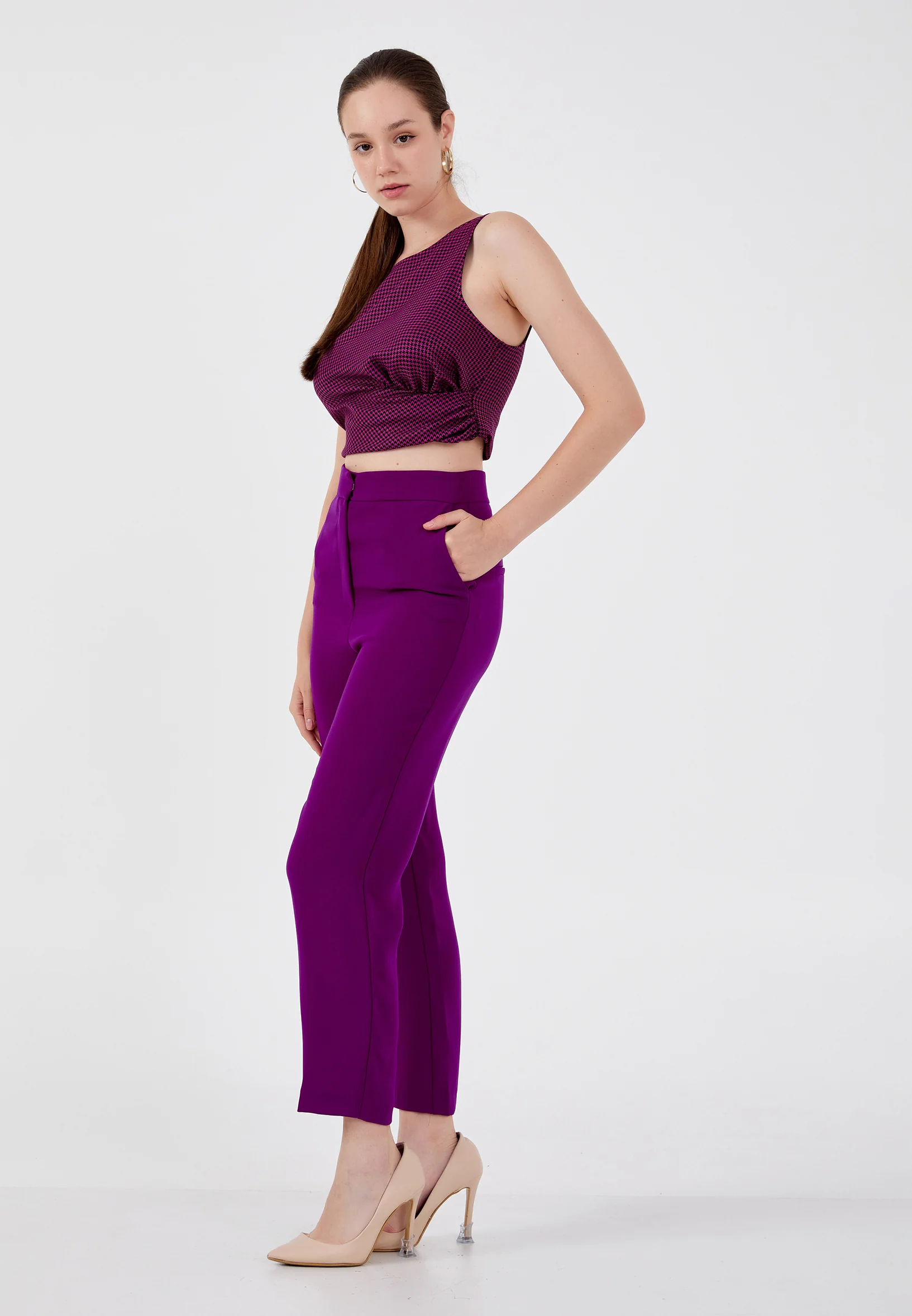 Regular Fit Regular Pants ber23k2109 - Image 4