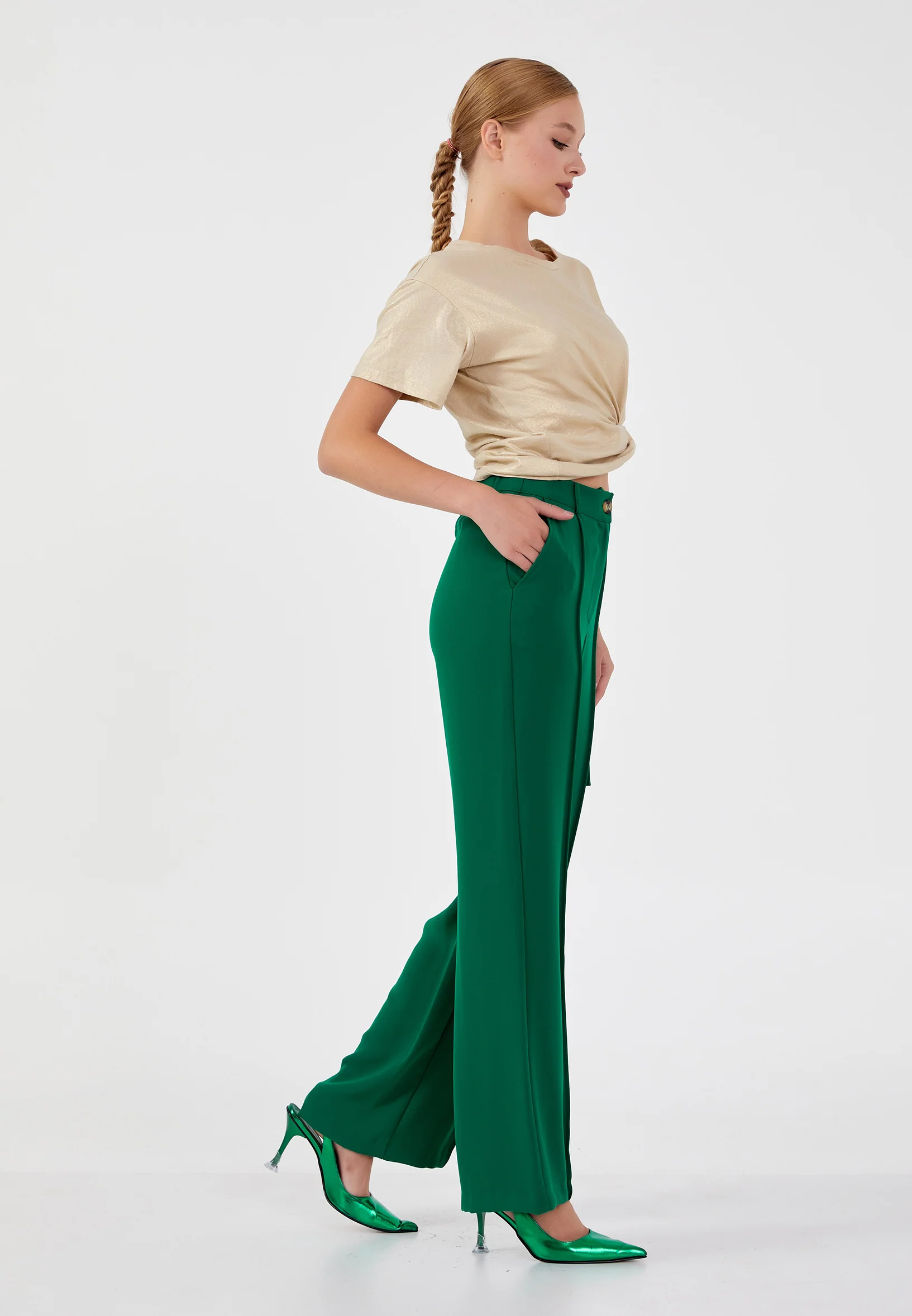 Regular Fit Regular Pants ber23k2124 - Image 3