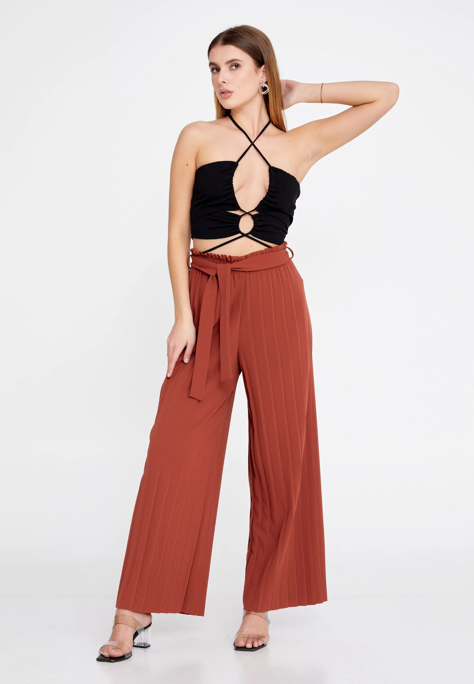 Regular Fit Regular Pants esl0841 - Image 14