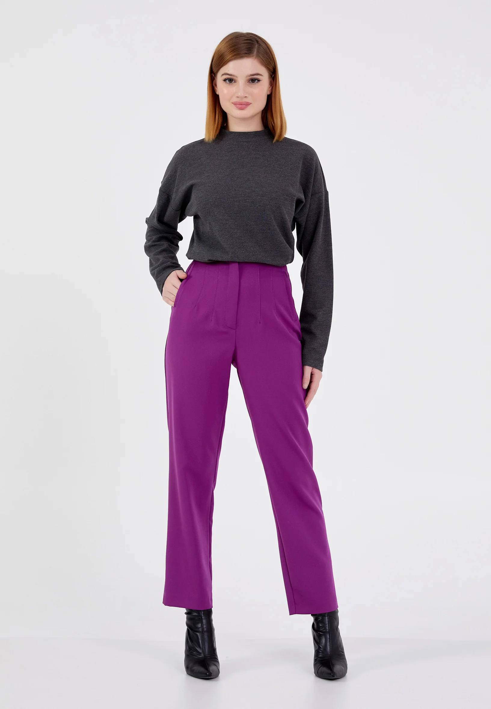 Regular Fit Regular Pants huk24k1203 - Image 2