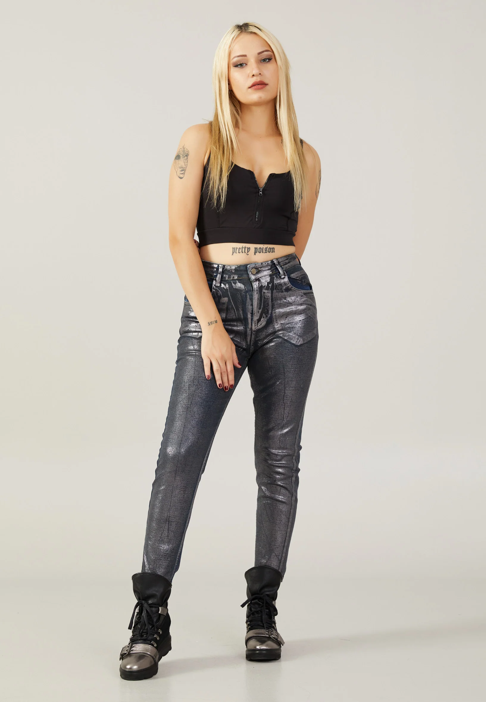 Regular Fit Regular Pants huk5029 - Image 2