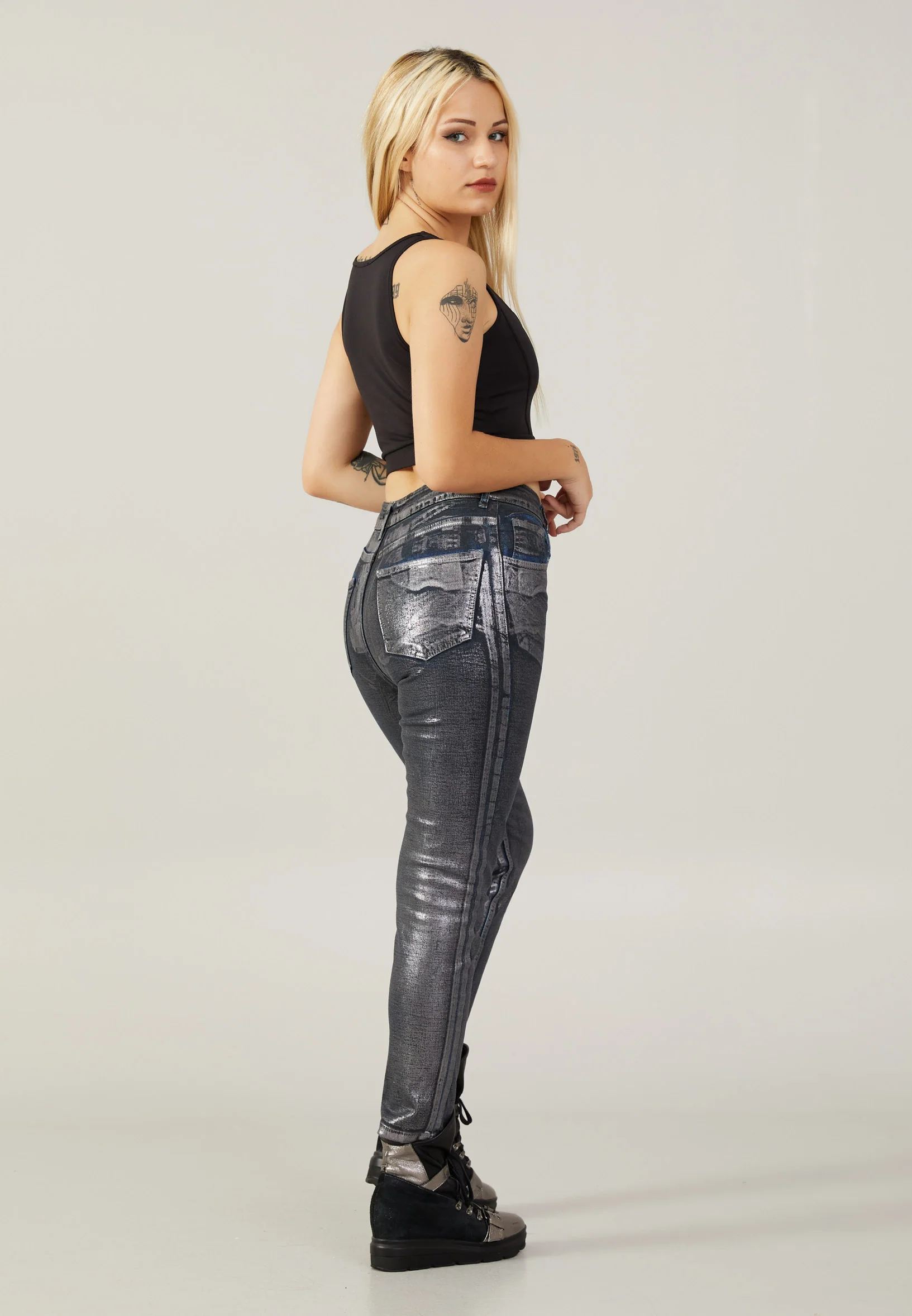 Regular Fit Regular Pants huk5029 - Image 3