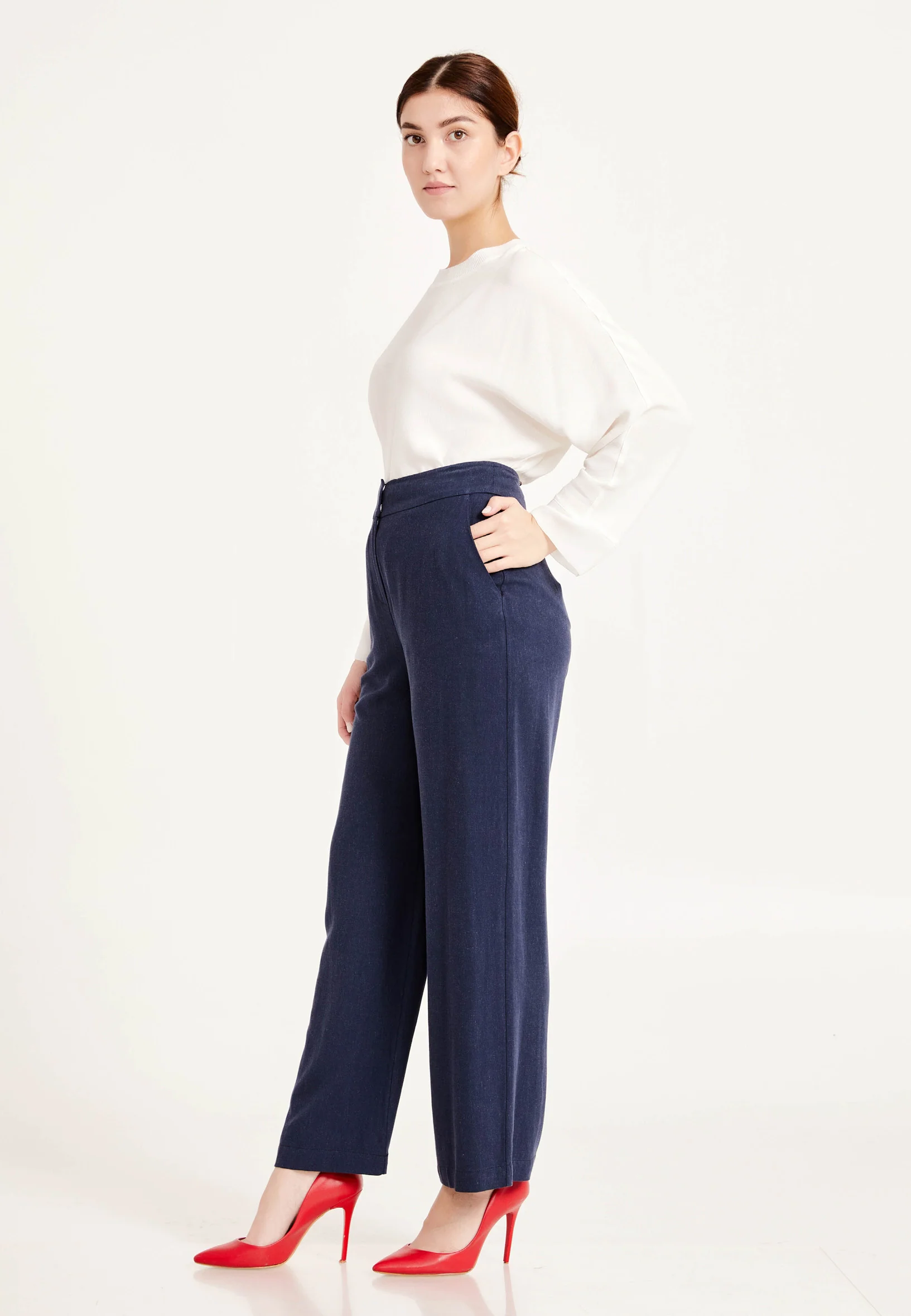 Regular Fit Regular Pants huk5248 - Image 4