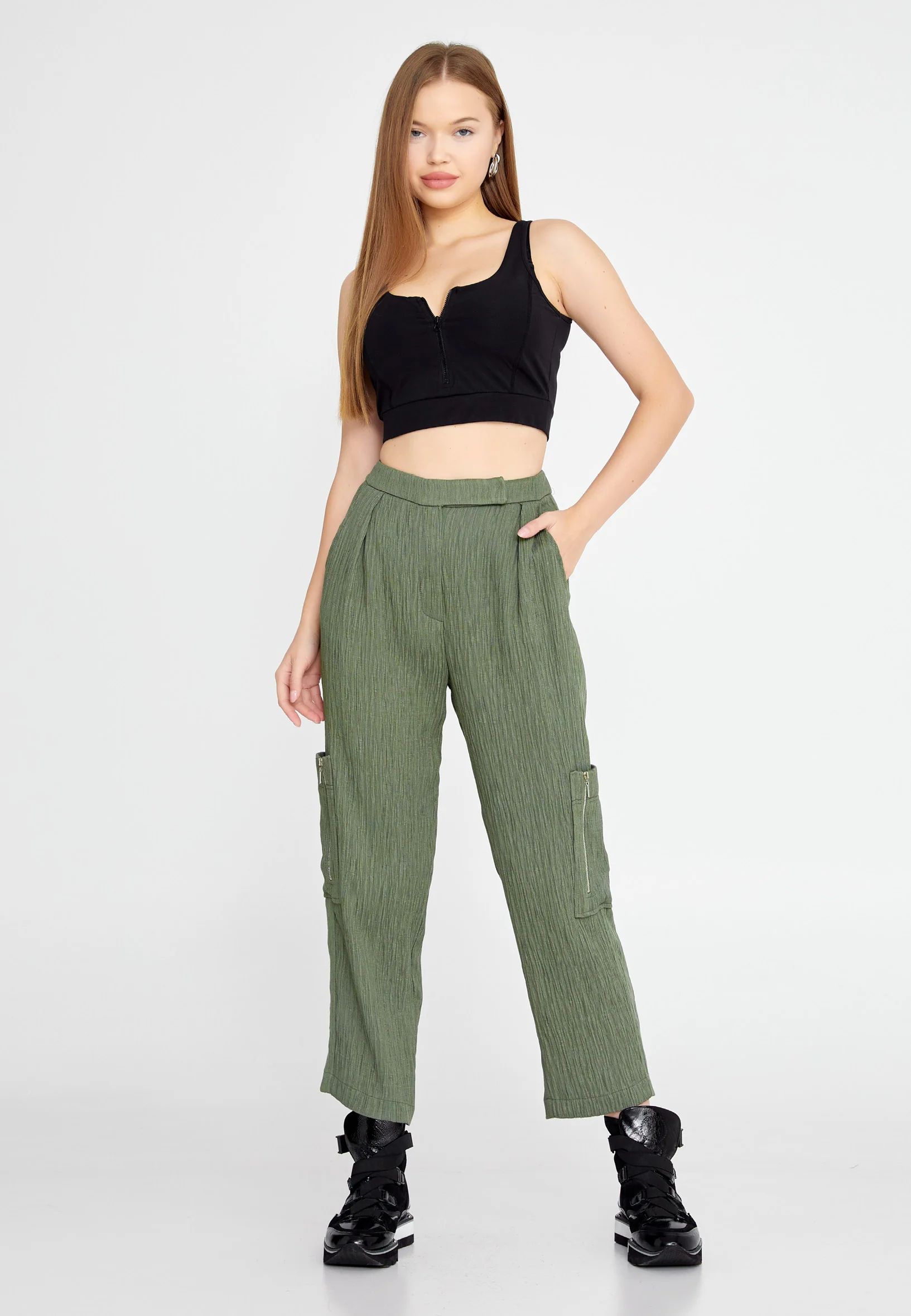 Regular Fit Regular Pants kmy22k20825 - Image 2