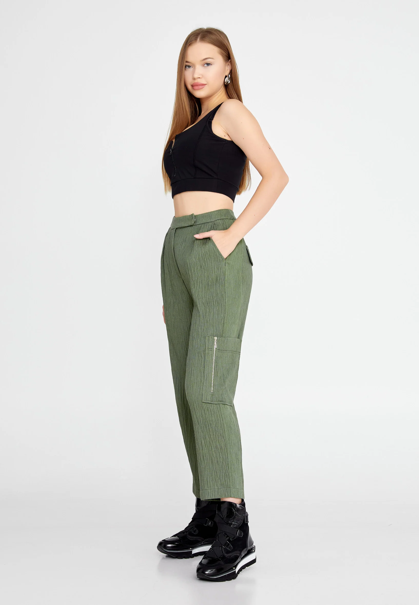 Regular Fit Regular Pants kmy22k20825 - Image 4