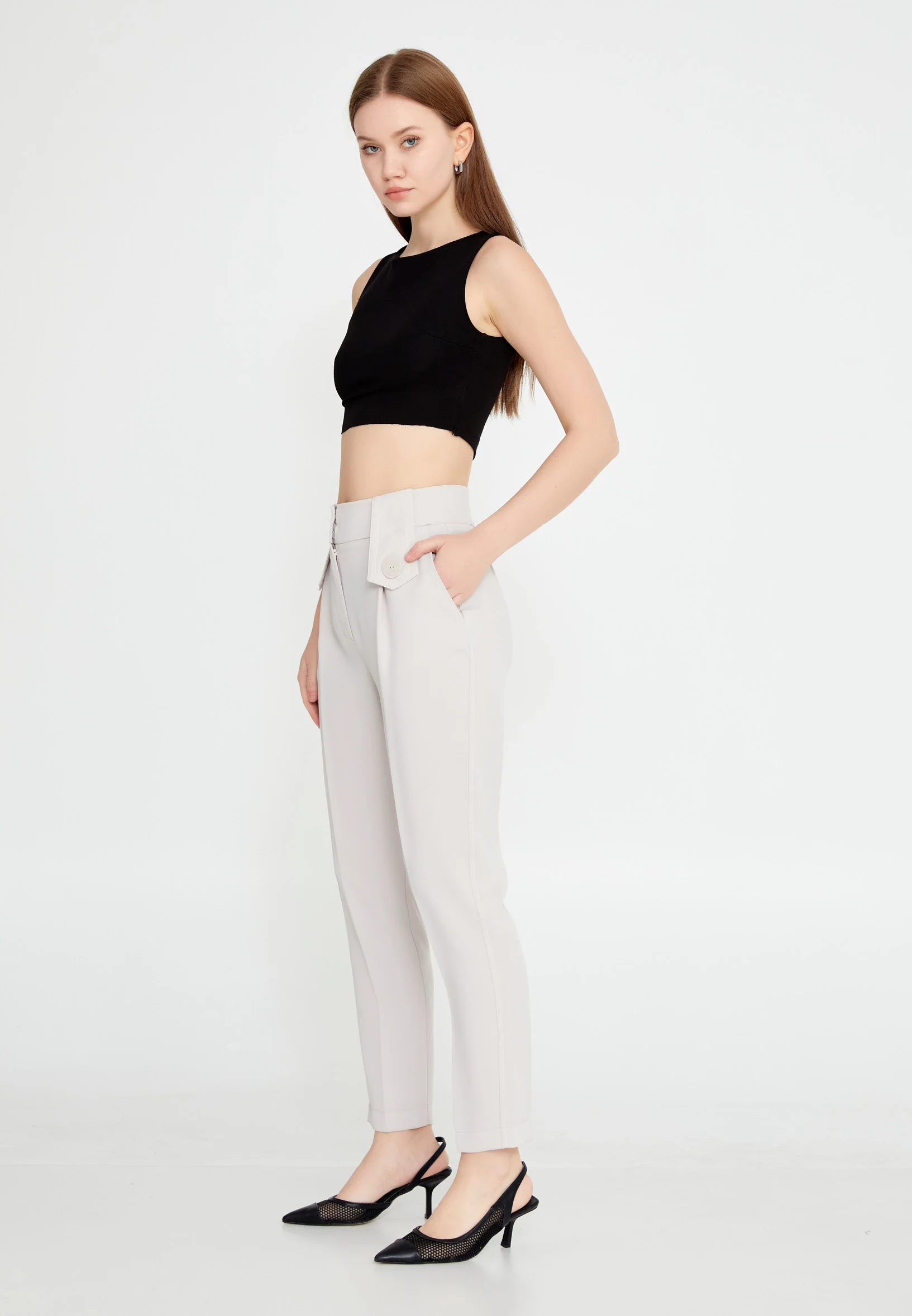 Regular Fit Regular Pants kmy24y20408 - Image 8
