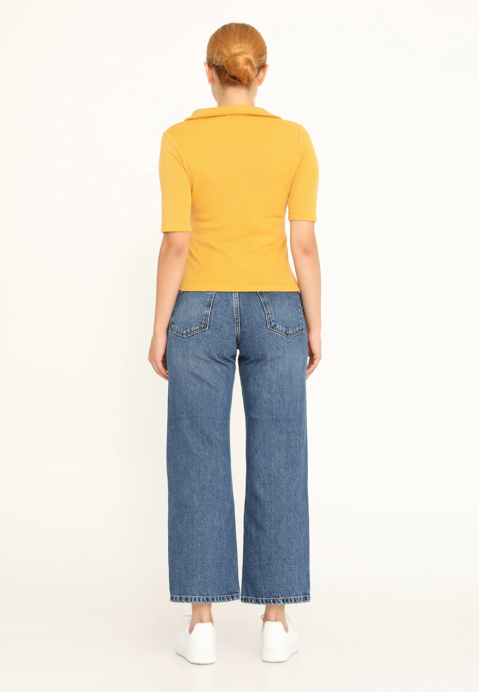 Short Sleeve Knitwear Solid Color Regular Sweater ber22k4113 - Image 14
