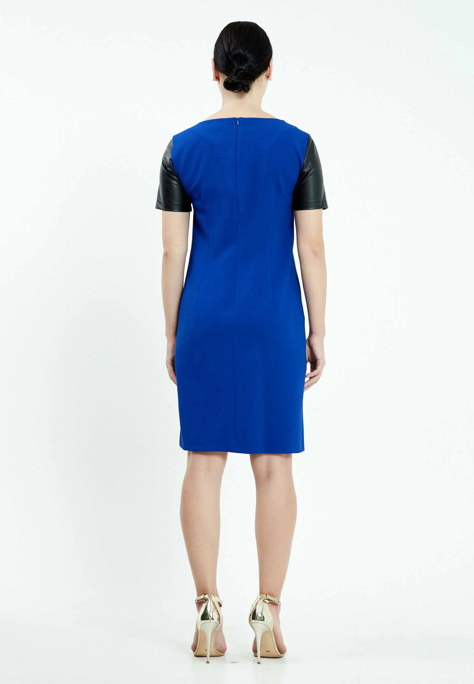 Short Sleeve Midi Column Regular Casual Dress mis17014 - Image 2