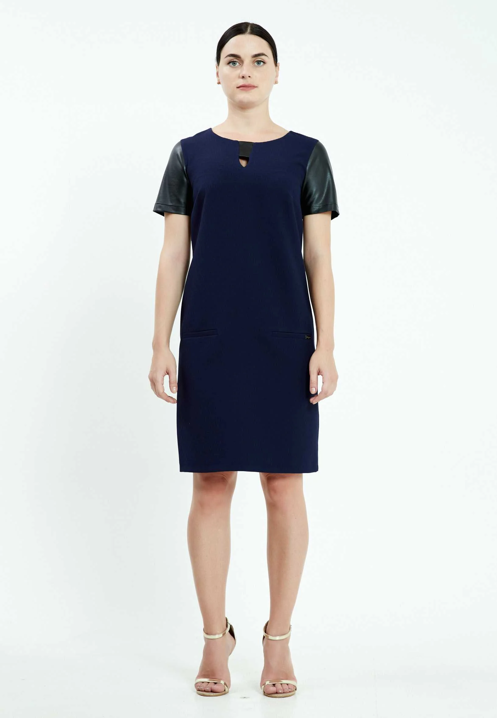 Short Sleeve Midi Column Regular Casual Dress mis17014 - Image 5
