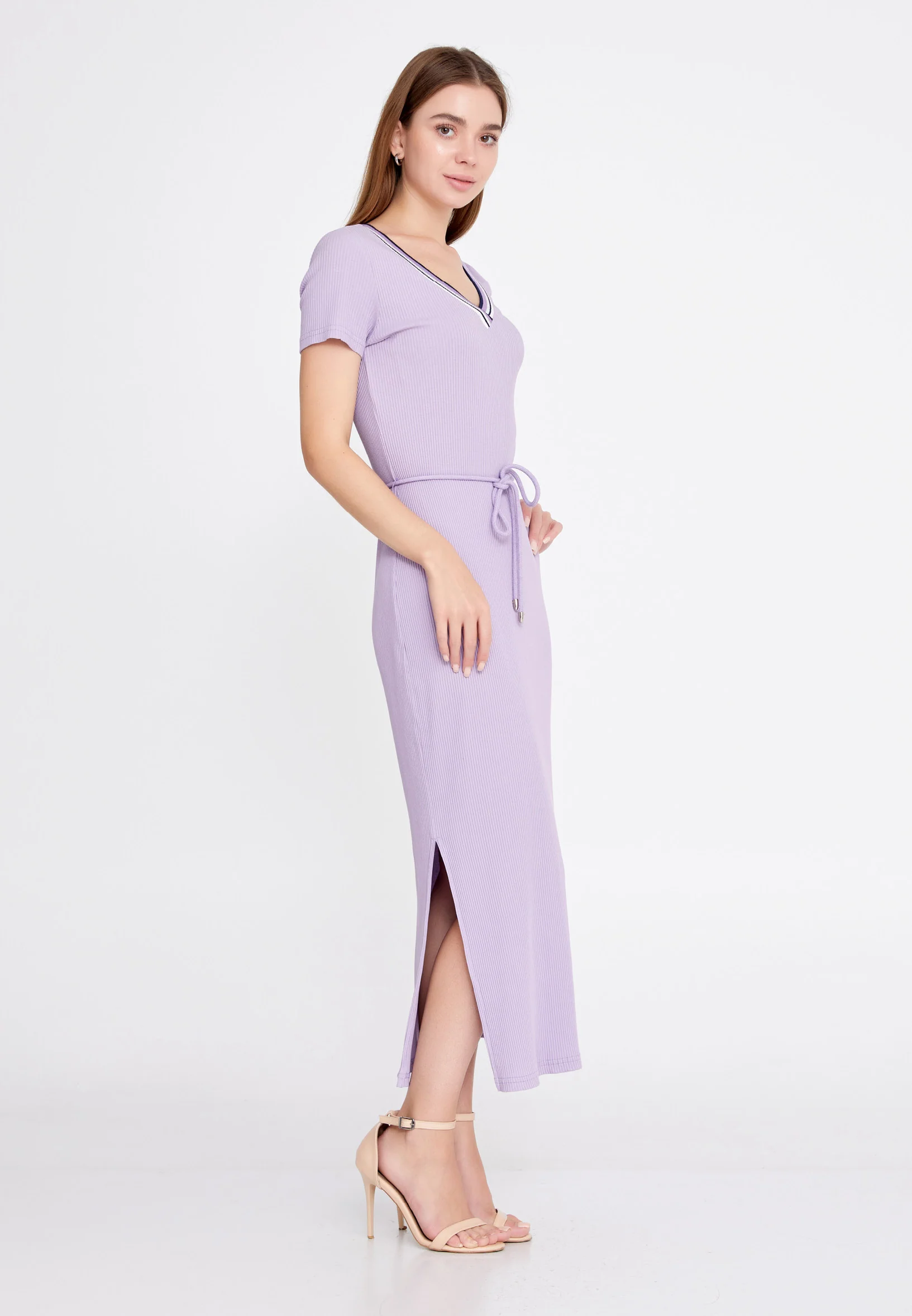 Short Sleeve Midi Lycra Bodycon Regular Casual Dress llc21yle53 - Image 7